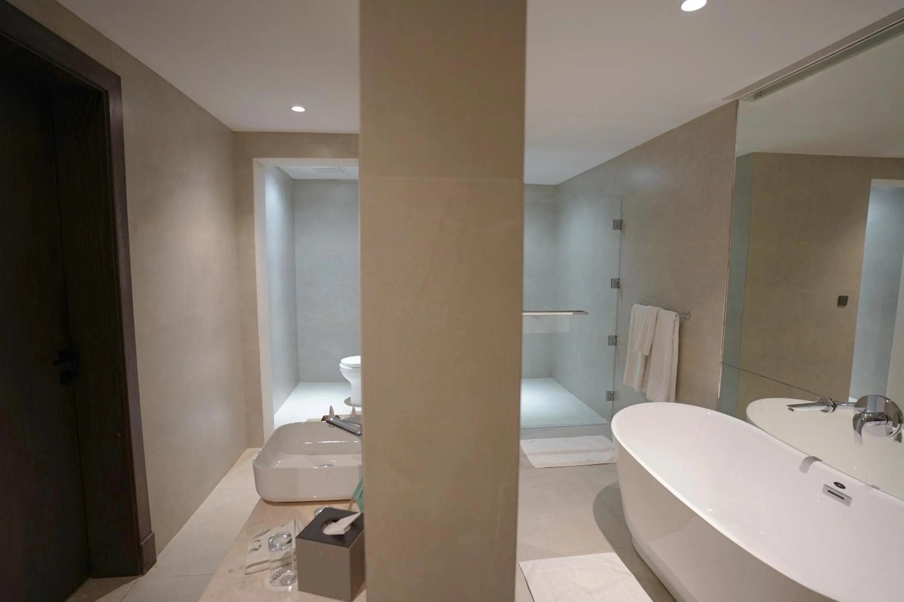 Shower in Tajreed Suites