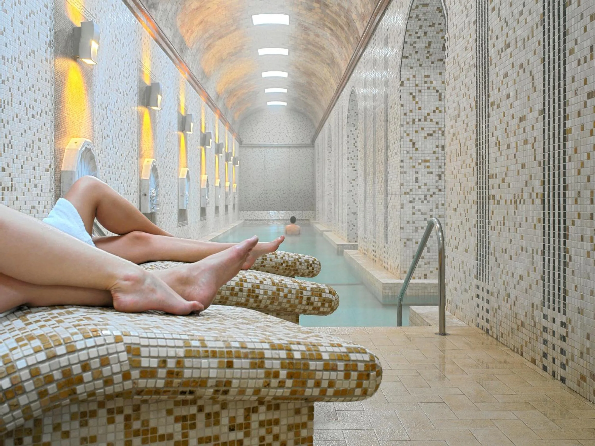 Spa and wellness centre/facilities in Hotel Parque Balneario Termas Pallares