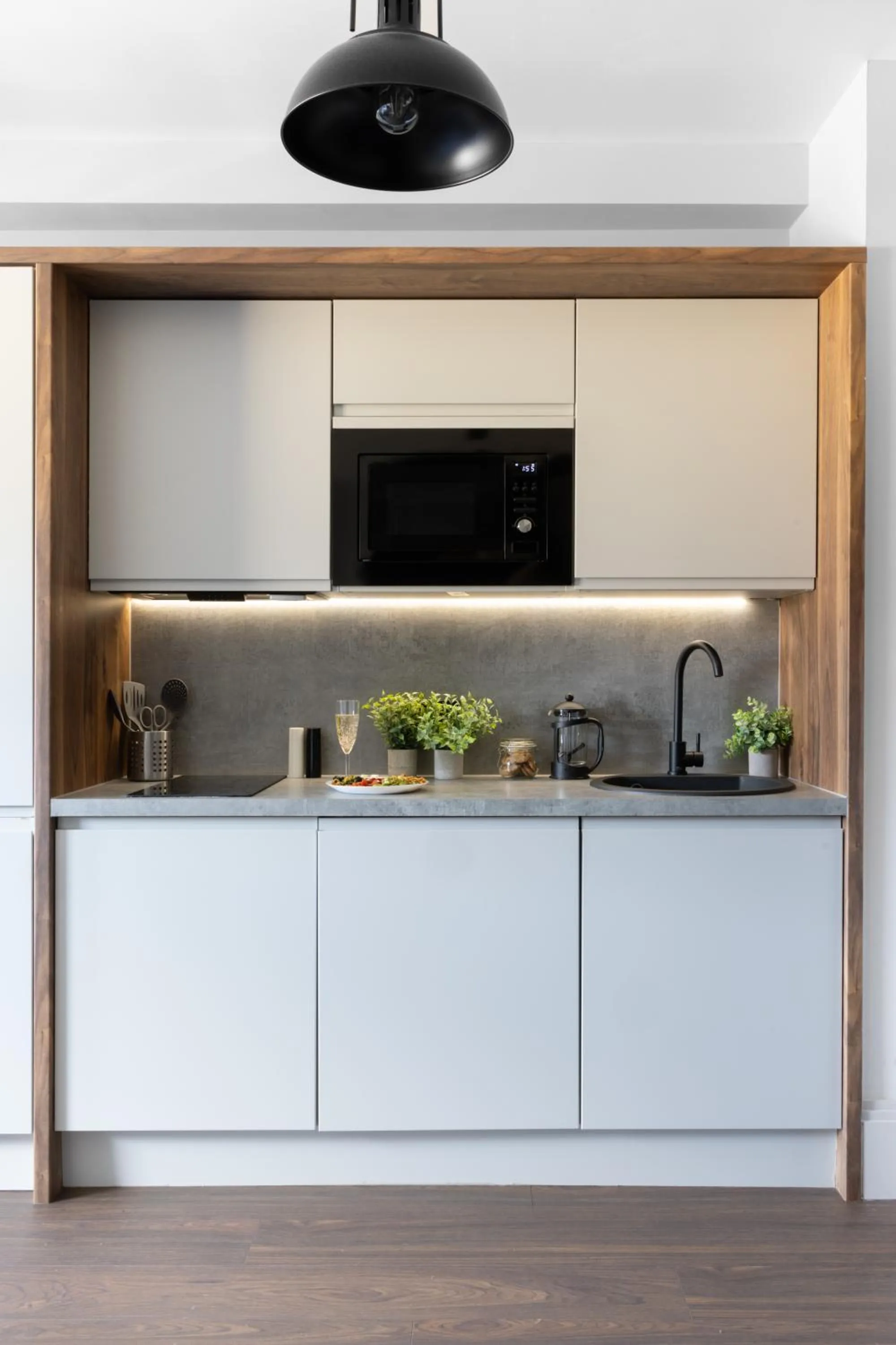 Kitchen or kitchenette in Vive Hotel