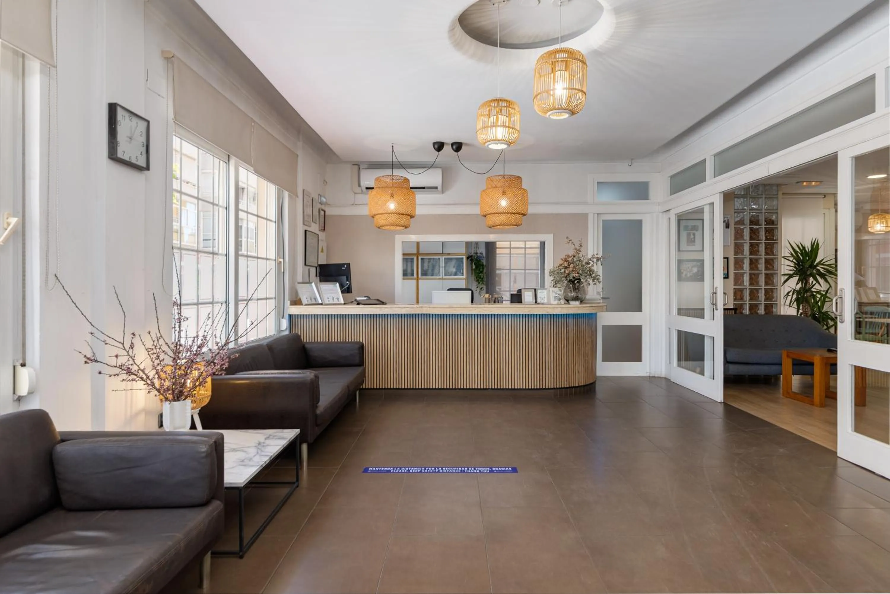 Lobby or reception in Hotel Madrid