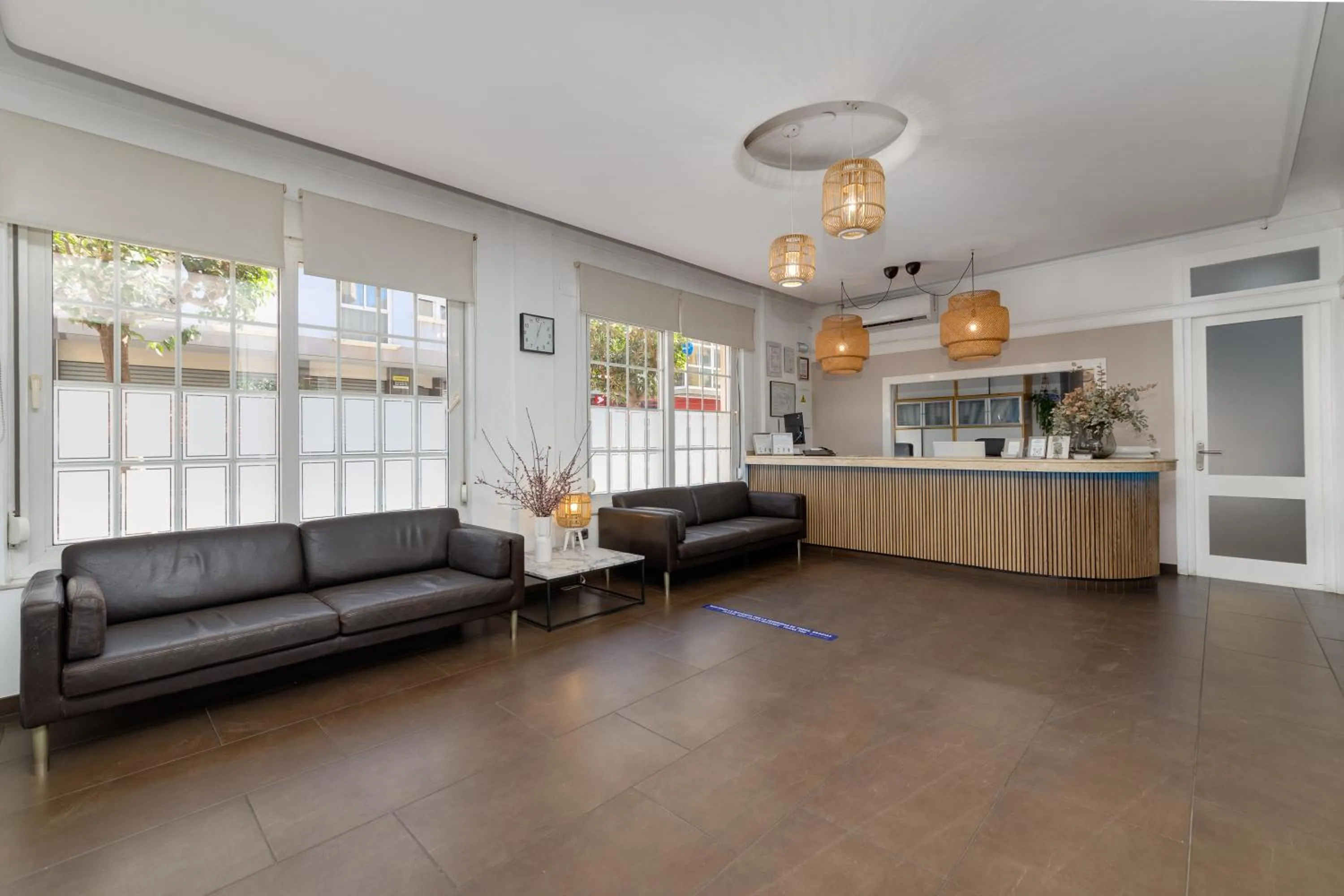 Lobby or reception in Hotel Madrid