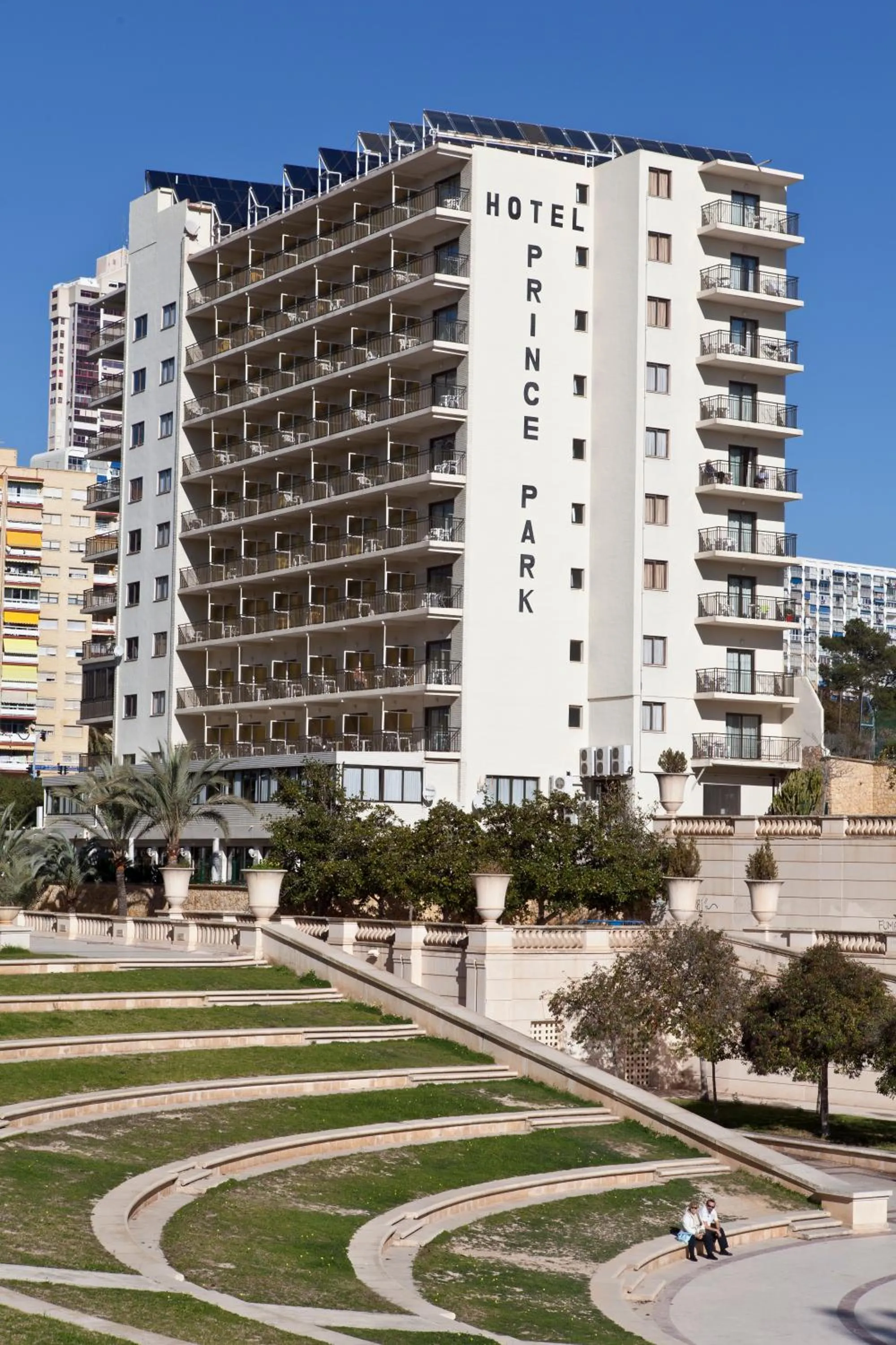 Bird's eye view in Prince Park