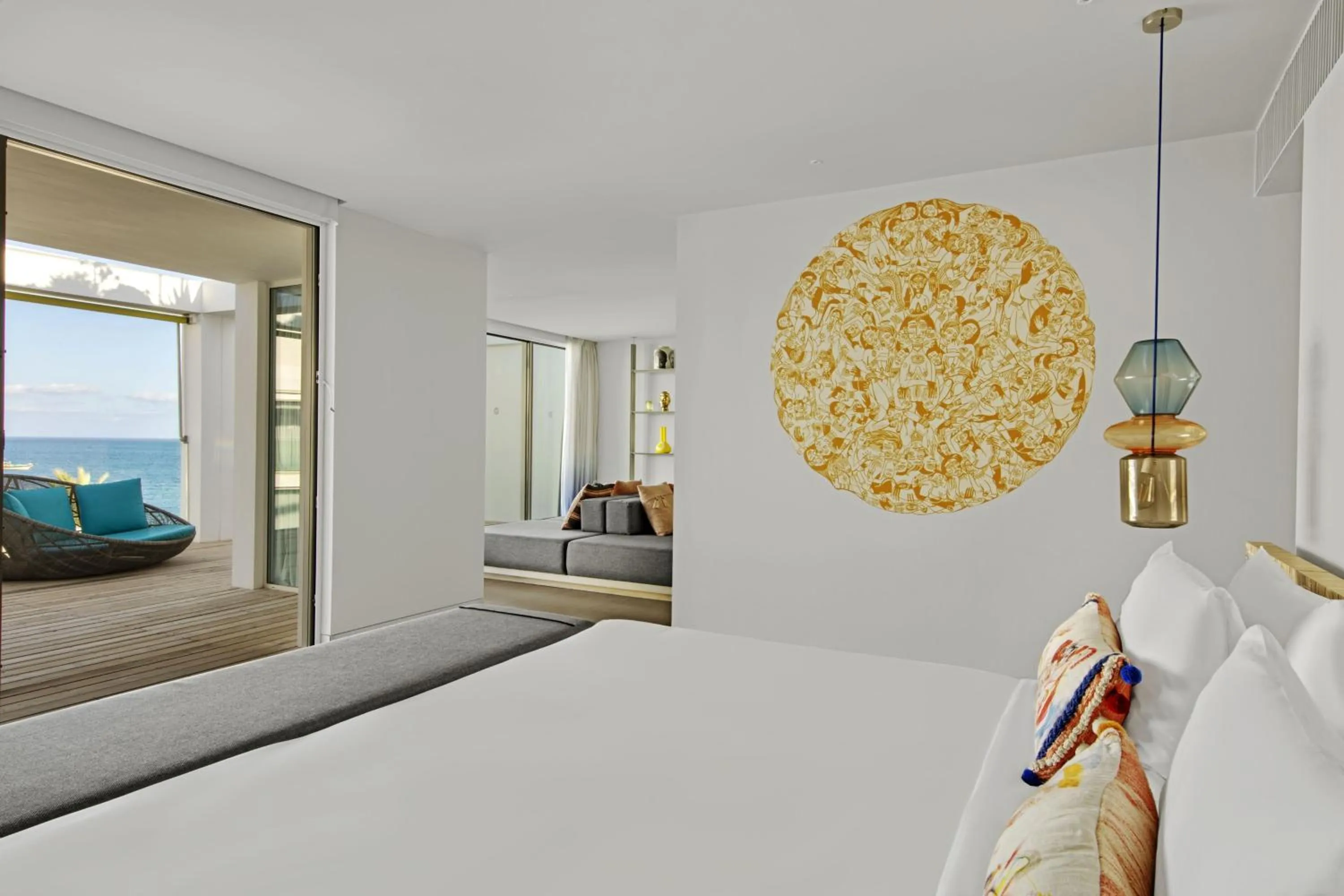 Photo of the whole room, Bed in W Ibiza