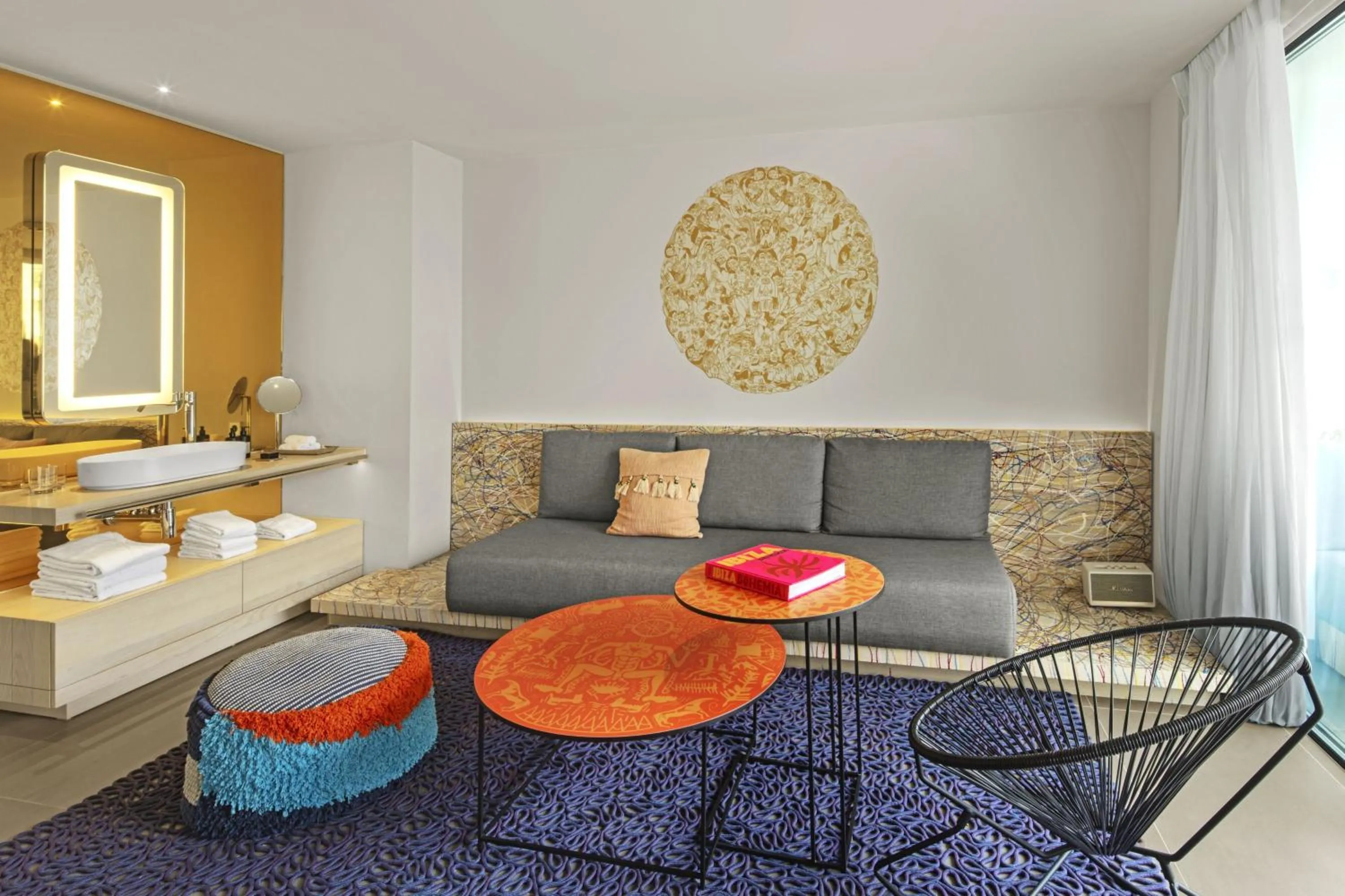 Living room in W Ibiza
