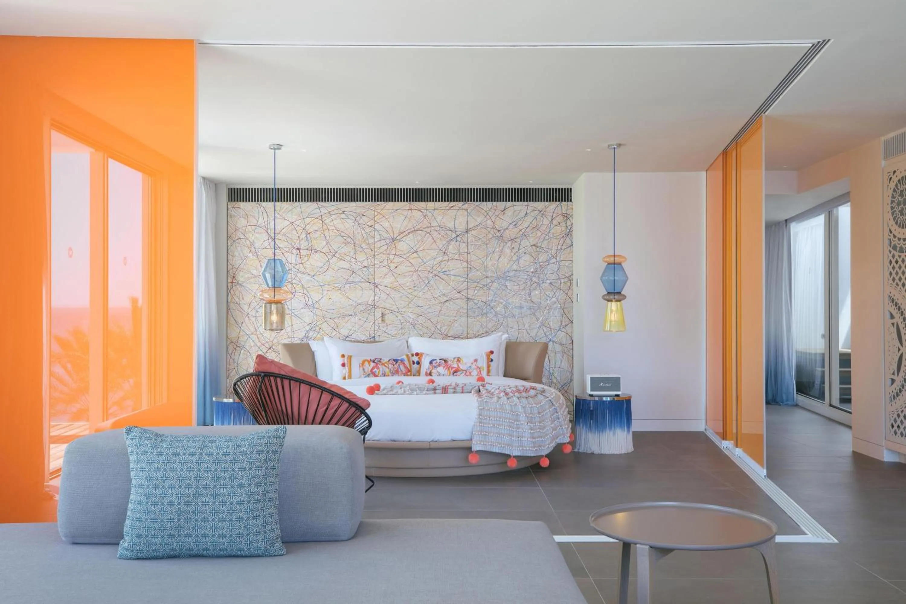 Photo of the whole room, Bed in W Ibiza