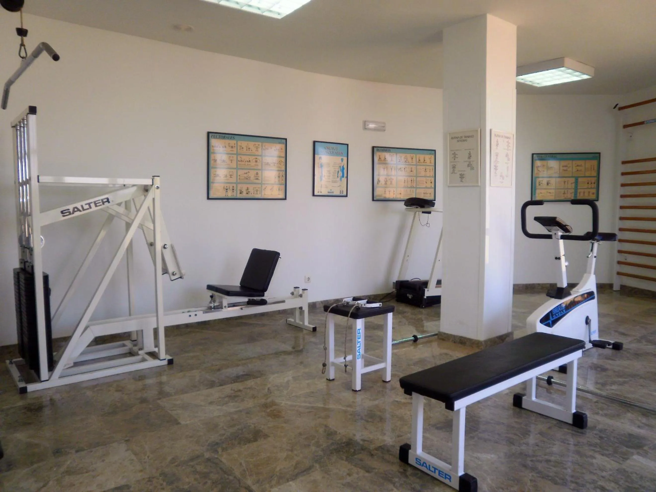Fitness centre/facilities in Hotel Bartos