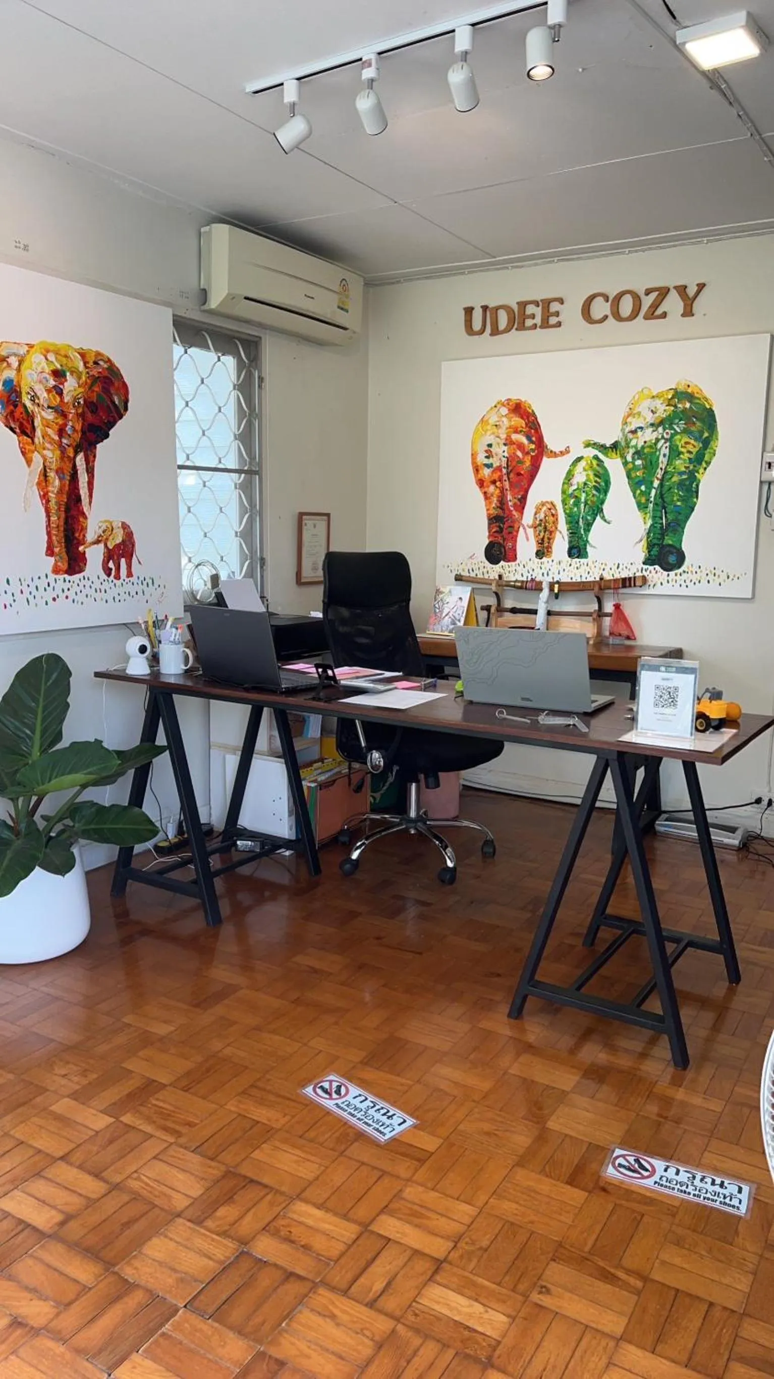 Lobby or reception in UDEE Cozy Hotel