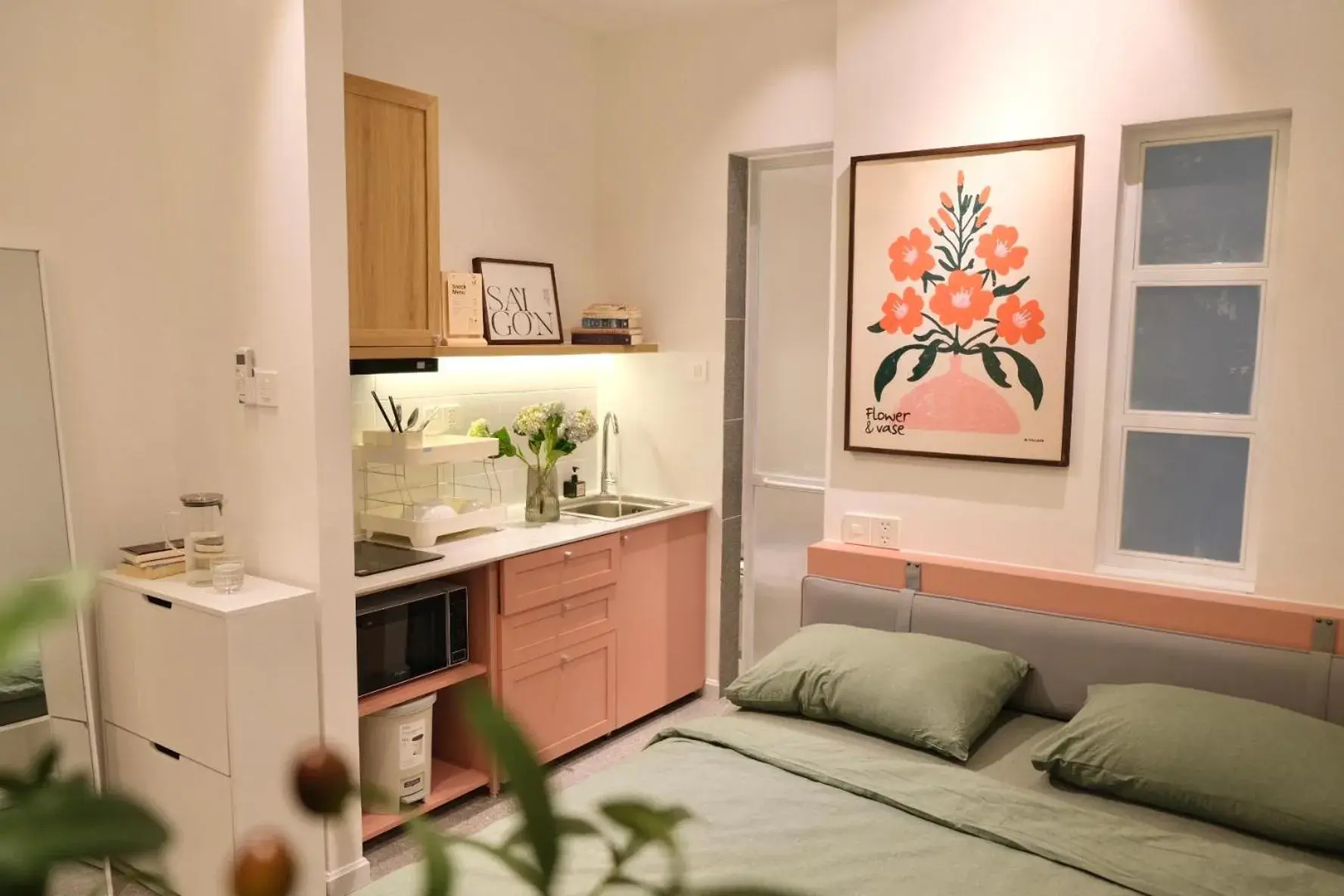 Studio No Window in M Village Living Cao Thắng Studio No Window in M Village Living Cao Thắng