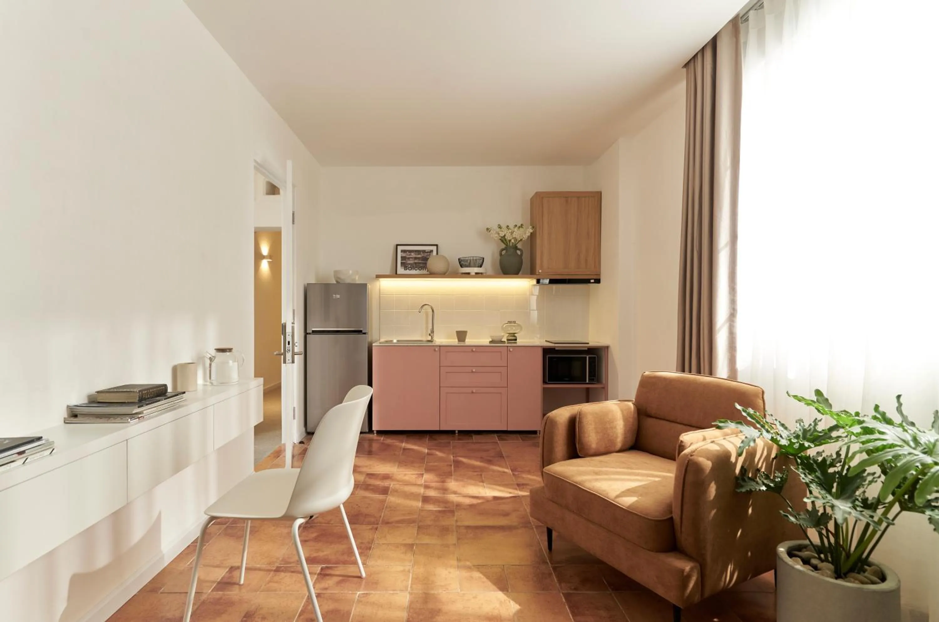 Kitchen or kitchenette in M Village Living Cao Thắng