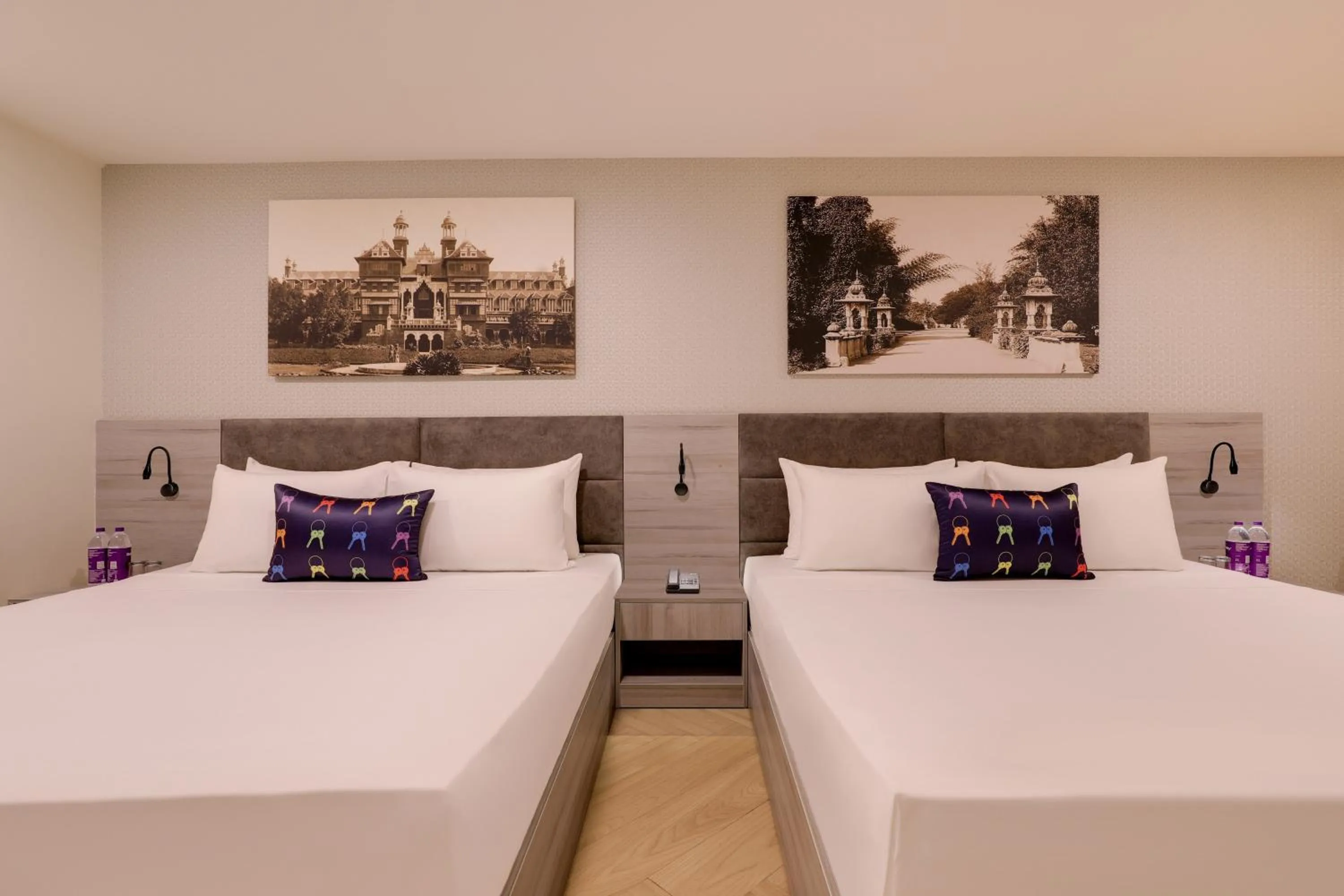 Bedroom, Bed in Keys Lite by Lemon Tree Hotels, Vadodara