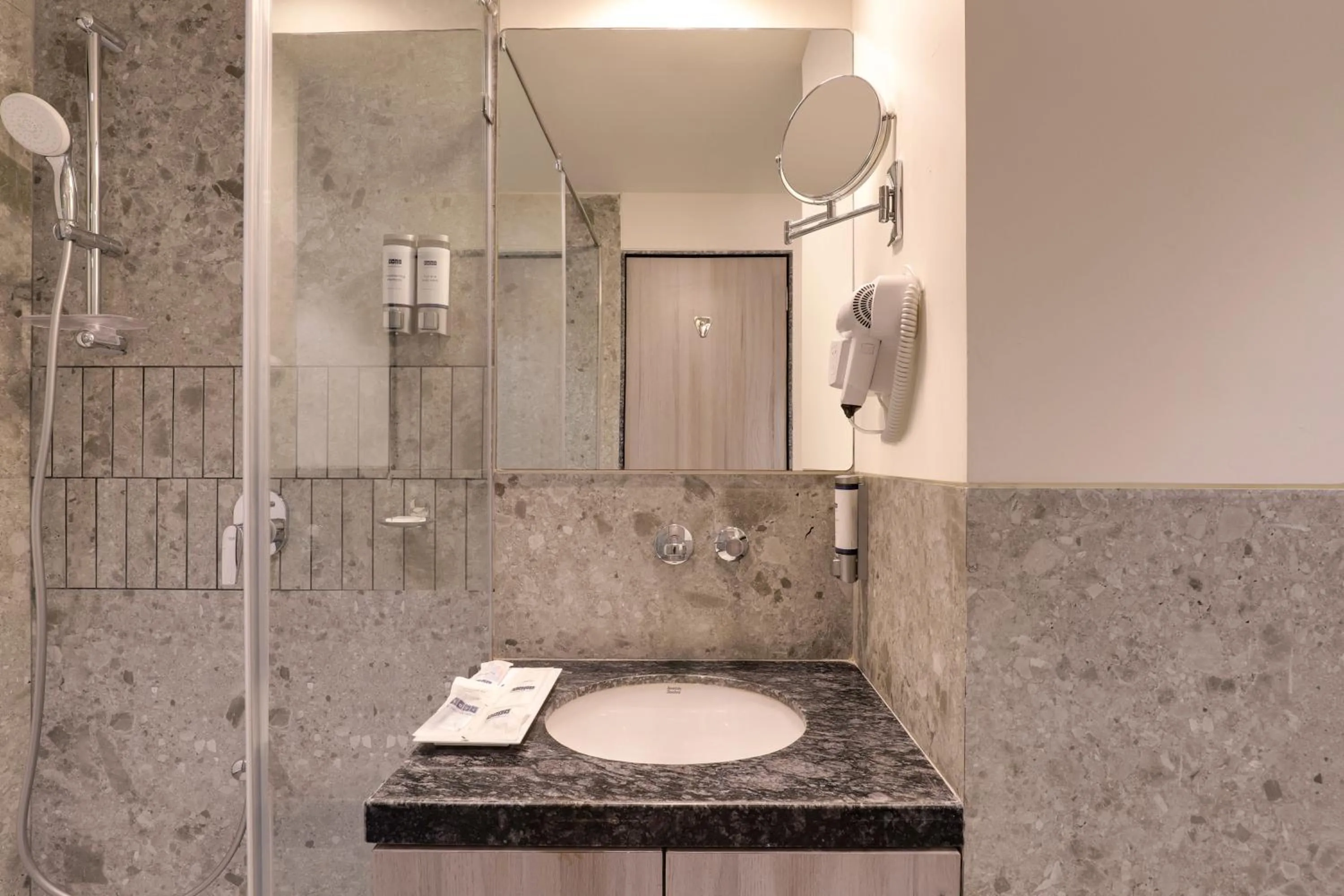 Bathroom in Keys Lite by Lemon Tree Hotels, Vadodara
