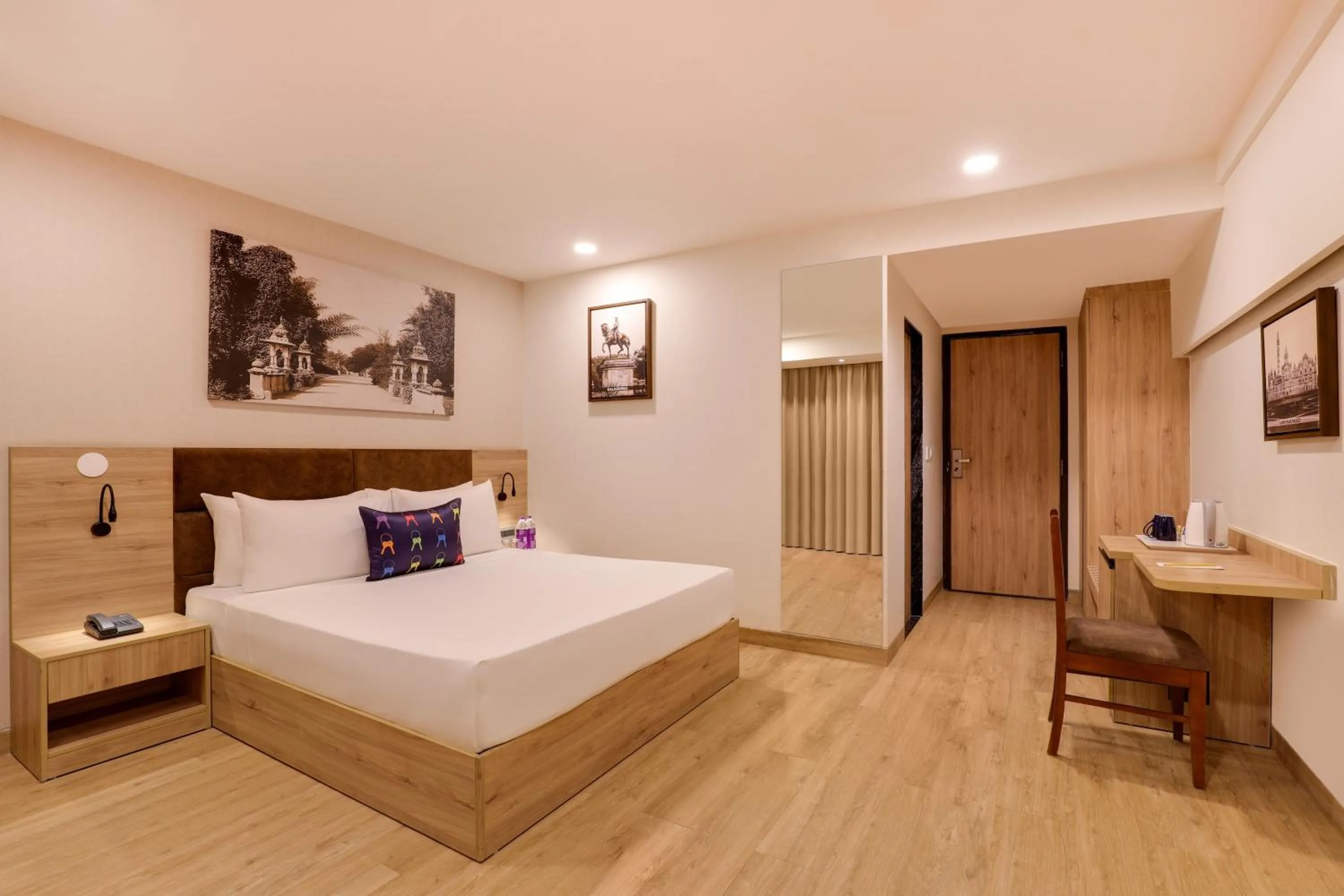 Bedroom, Bed in Keys Lite by Lemon Tree Hotels, Vadodara