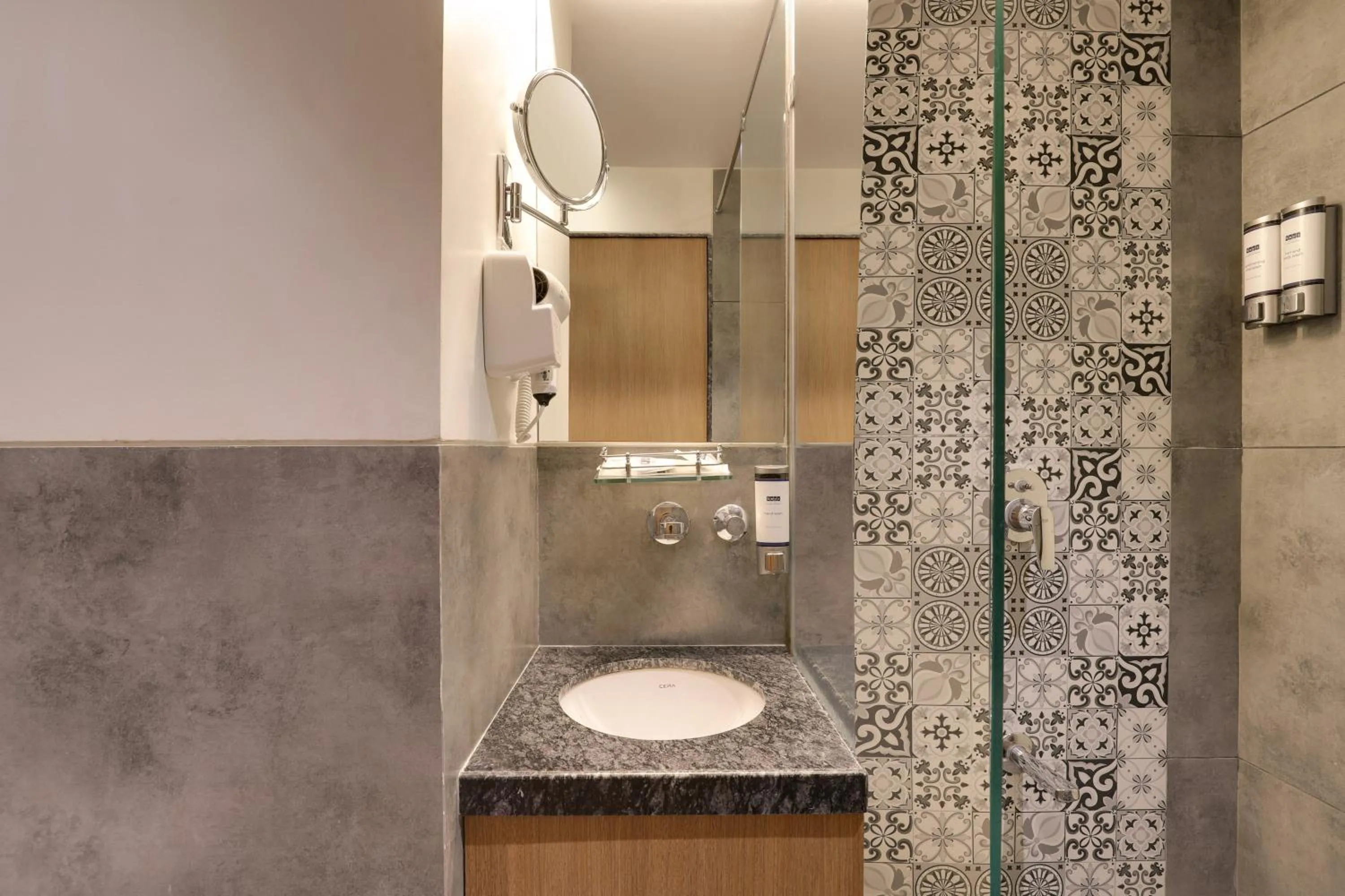 Bathroom in Keys Lite by Lemon Tree Hotels, Vadodara