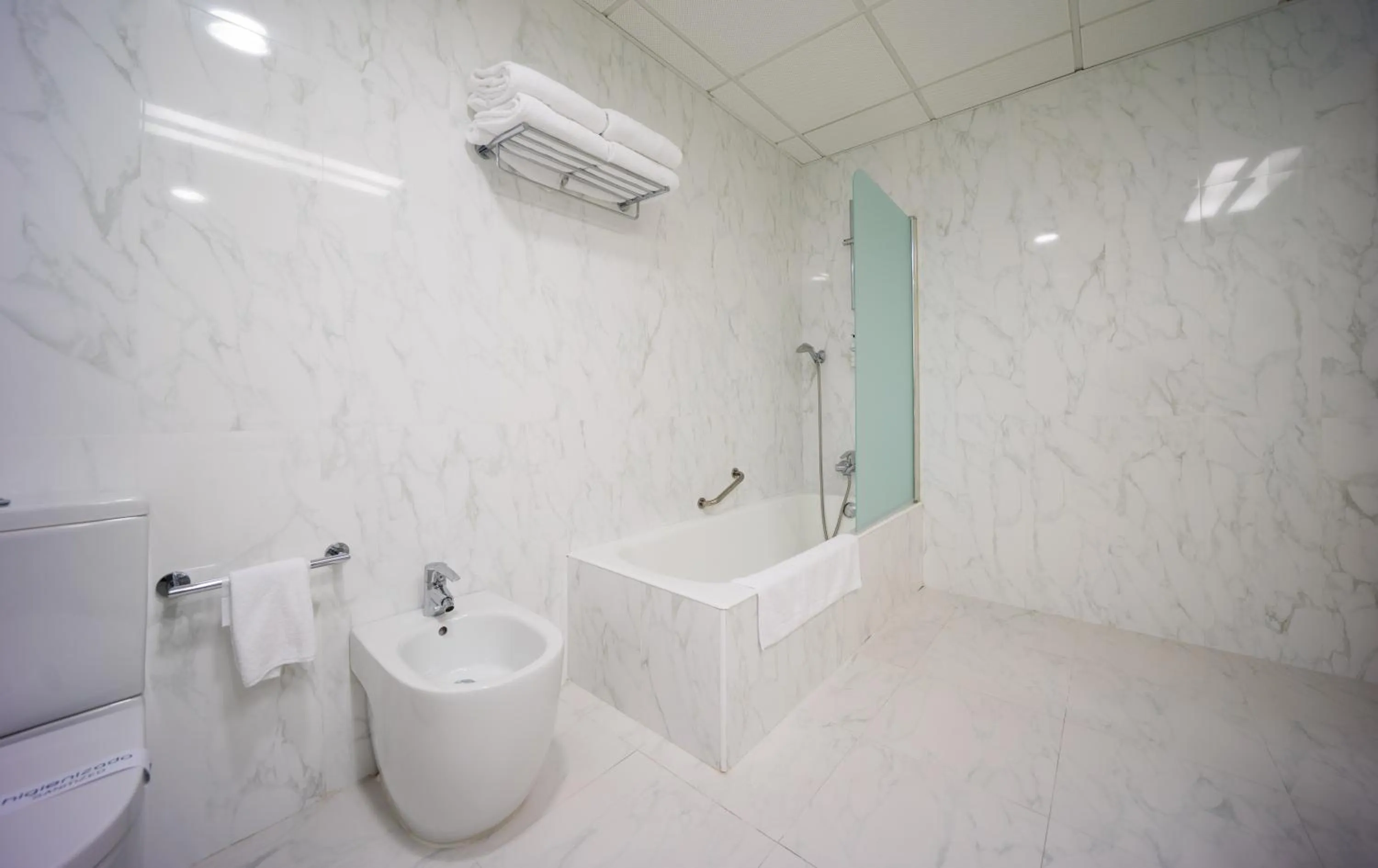 Bathroom in Hotel Carlton Rioja