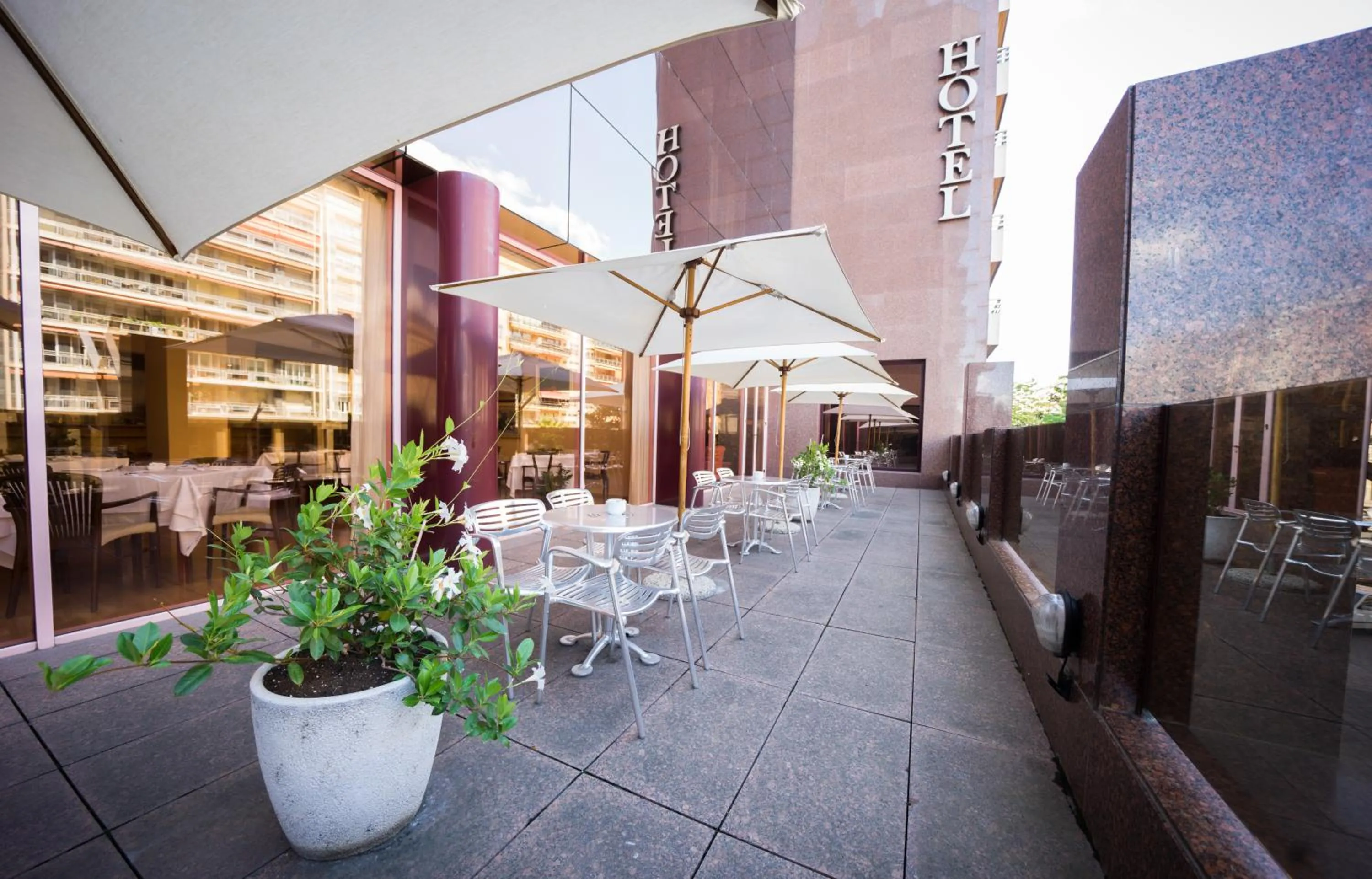 Balcony/Terrace in Hotel Carlton Rioja