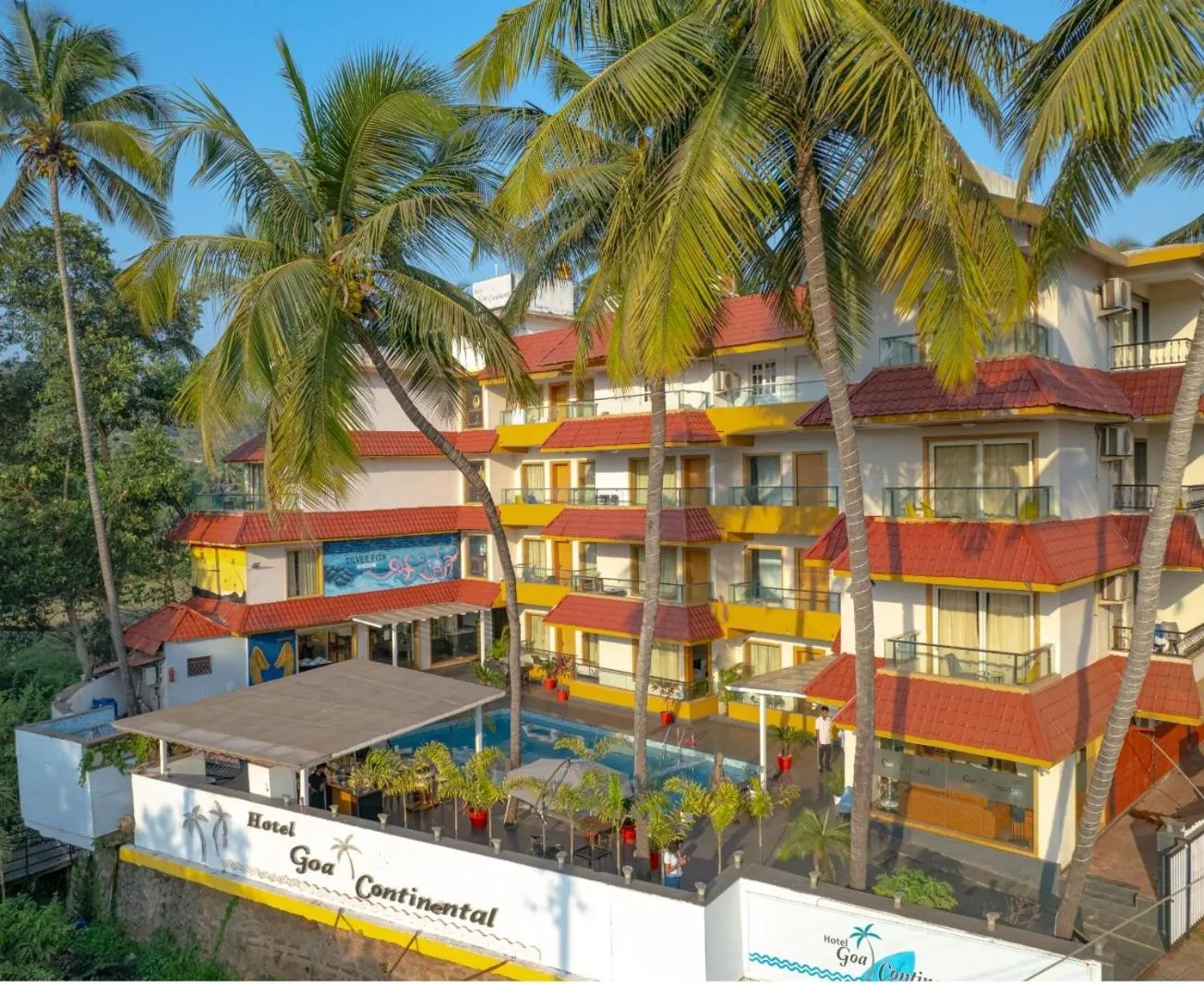 Property building in Hotel Goa Continental - Baga