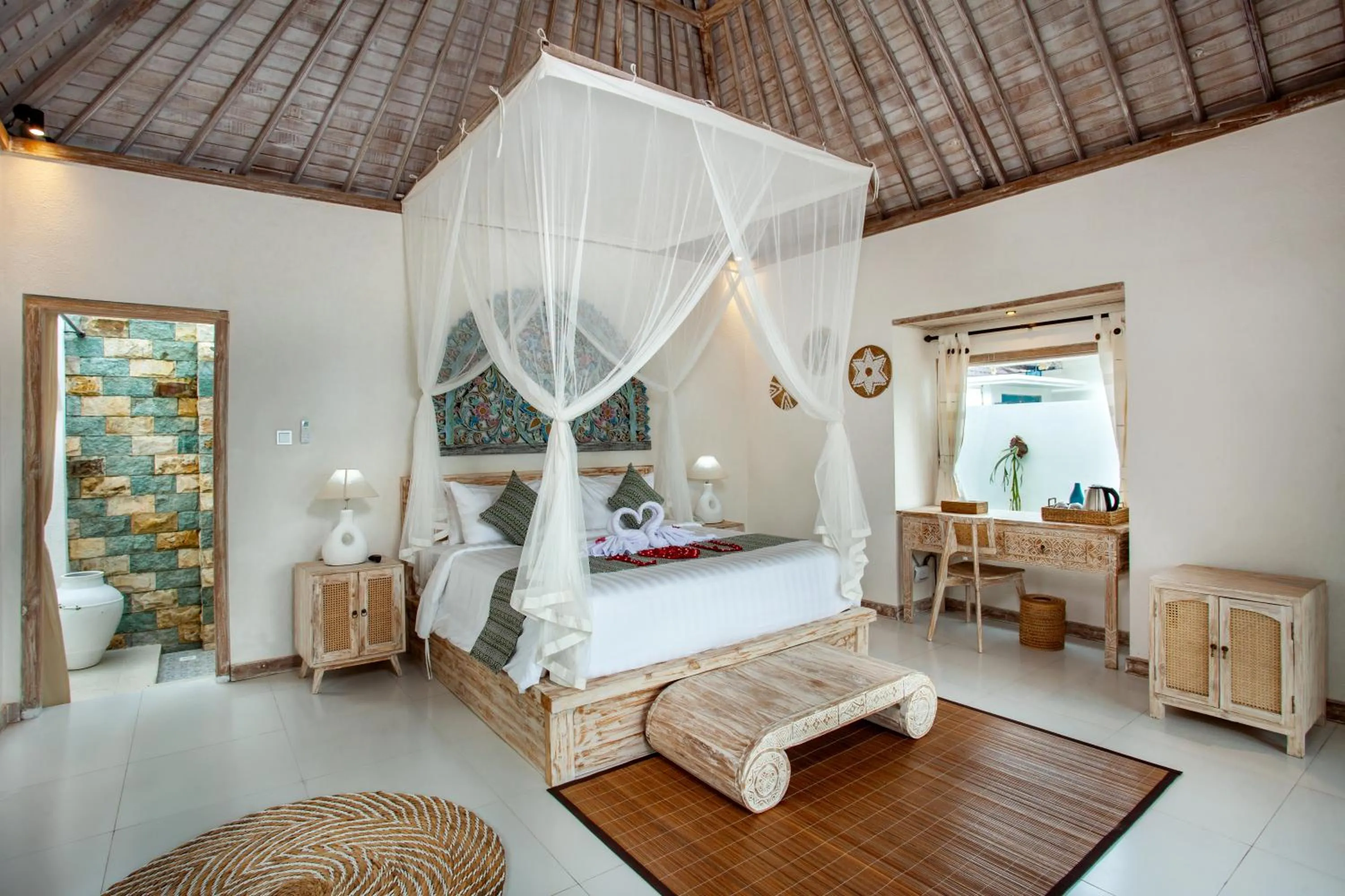 Bed in Amaya Sebatu Villa
