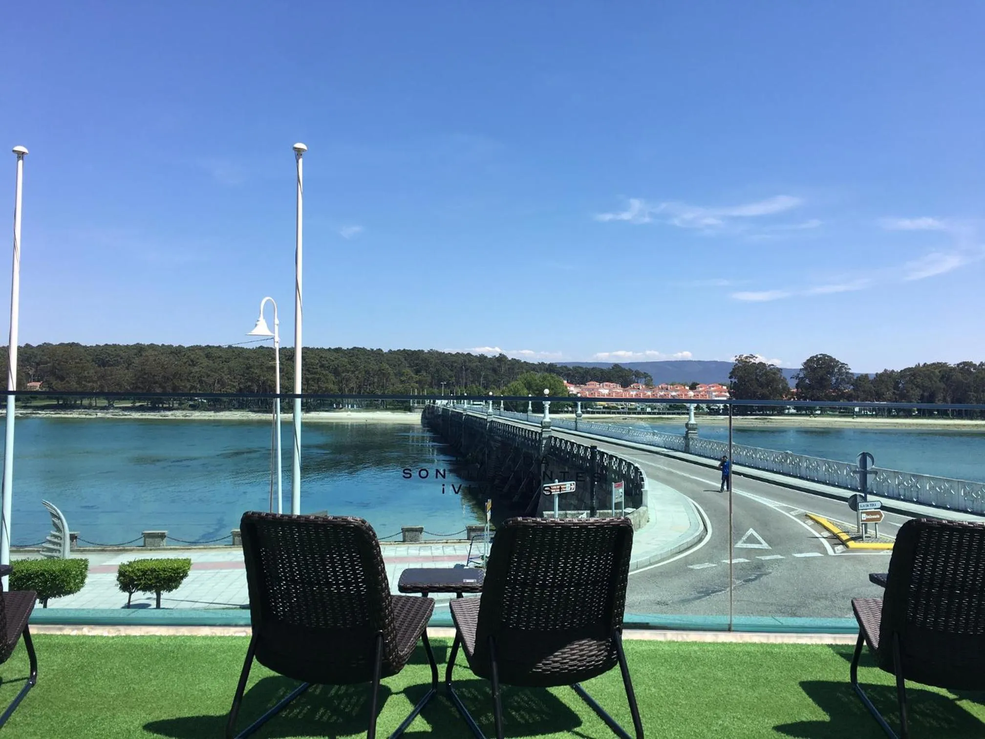 Balcony/Terrace in Hotel Puente de La Toja