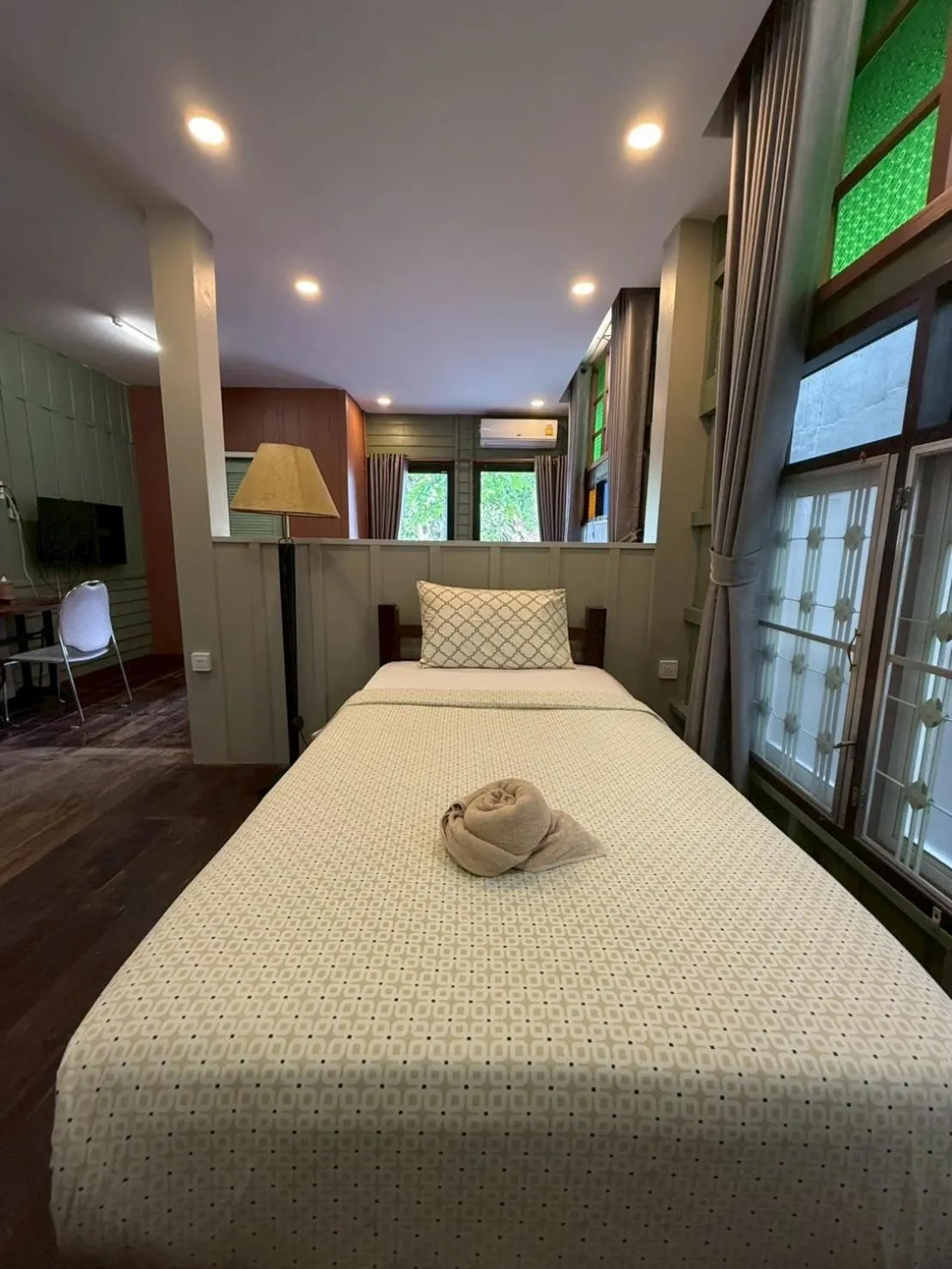 Bed in tamarind guesthouse