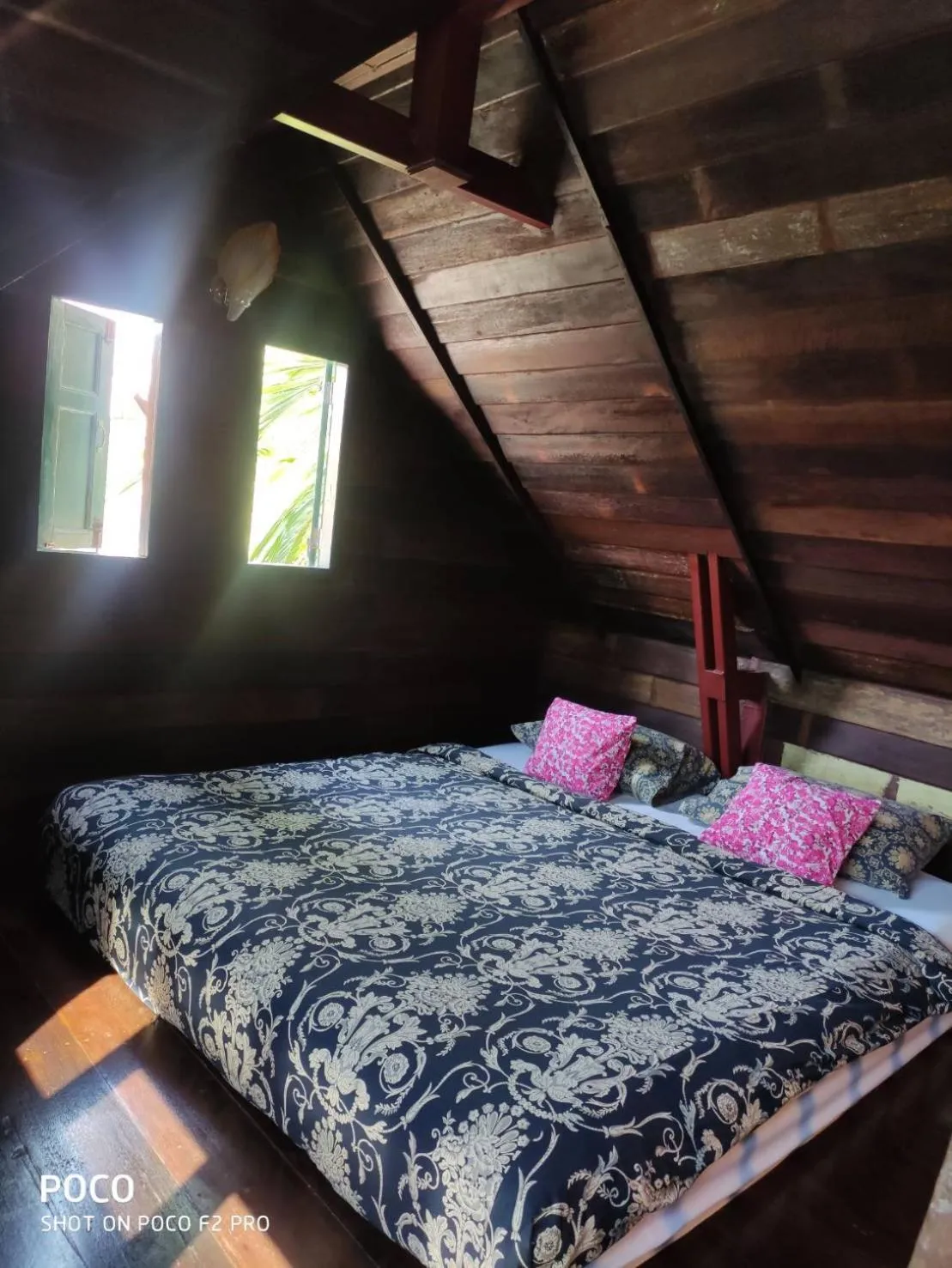 Bed in tamarind guesthouse