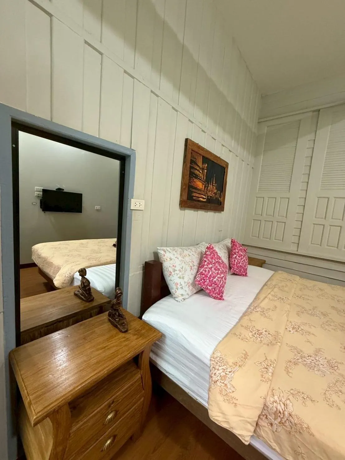 Bed in tamarind guesthouse