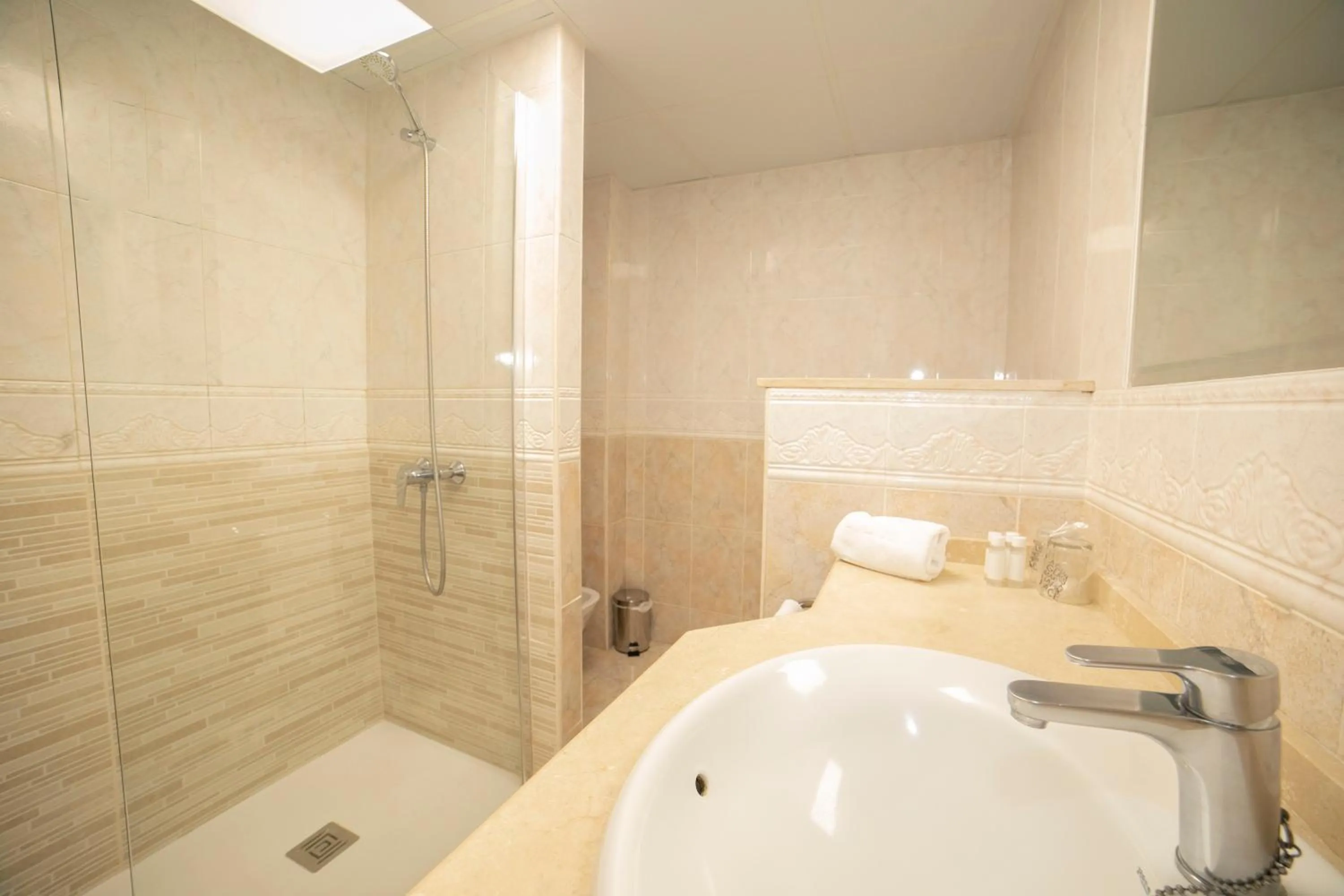 Shower in Hotel Apartamentos Pyr Fuengirola