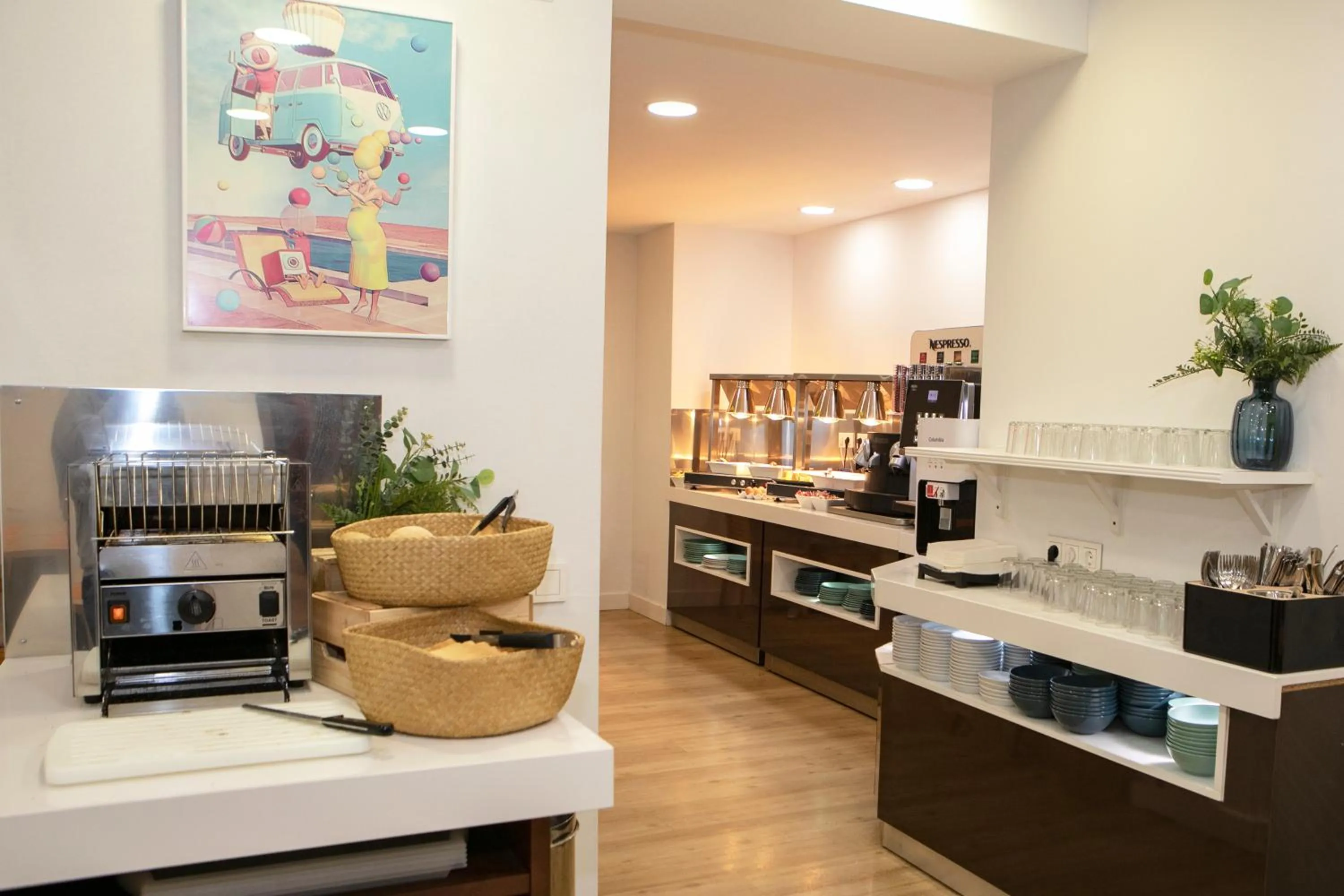 Buffet breakfast in Hotel Apartamentos Pyr Fuengirola