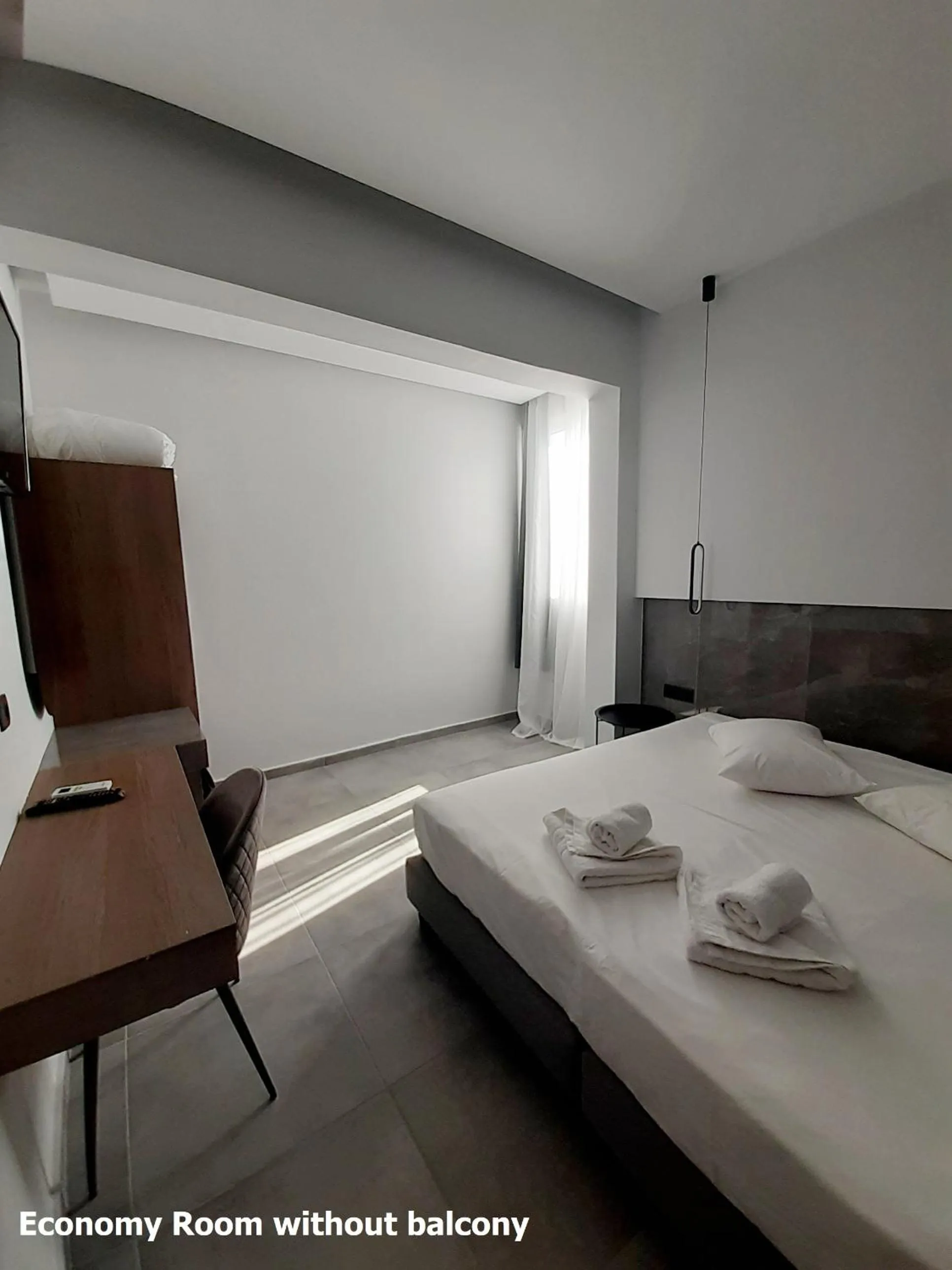 Bed in FRESH HOTEL FALIRAKI