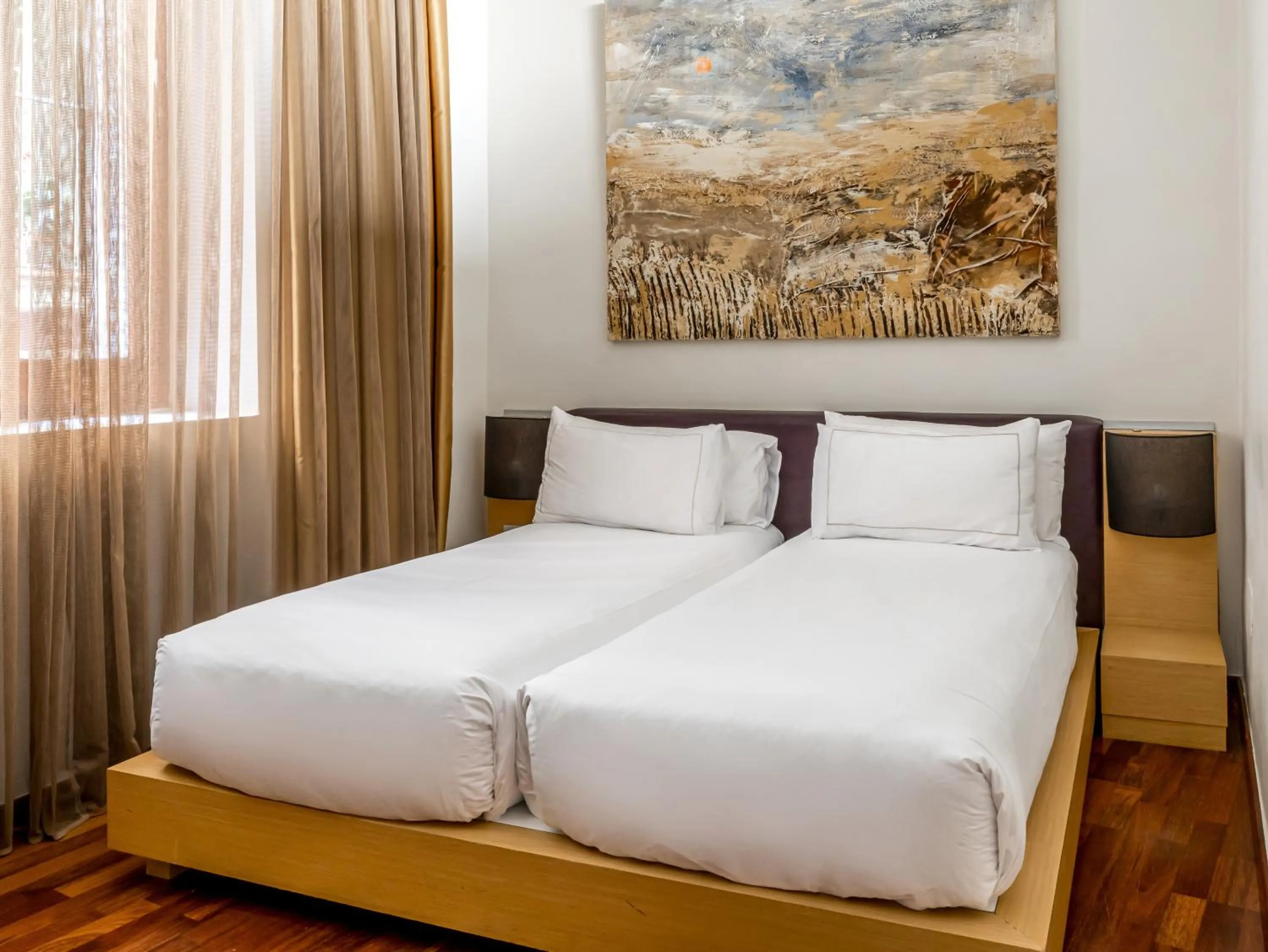 Bed in Mercer House Bòria BCN