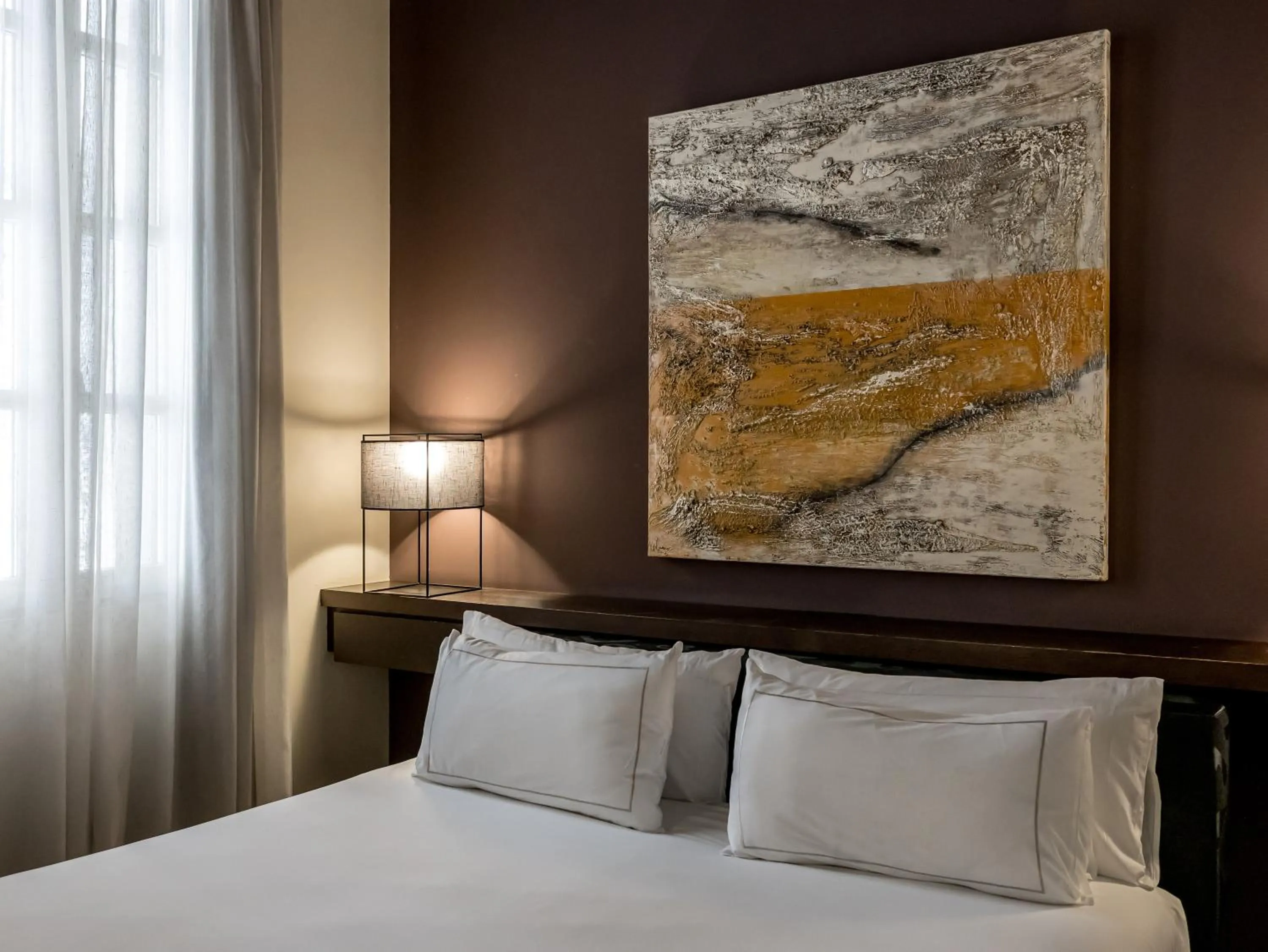 Bedroom, Bed in Mercer House Bòria BCN