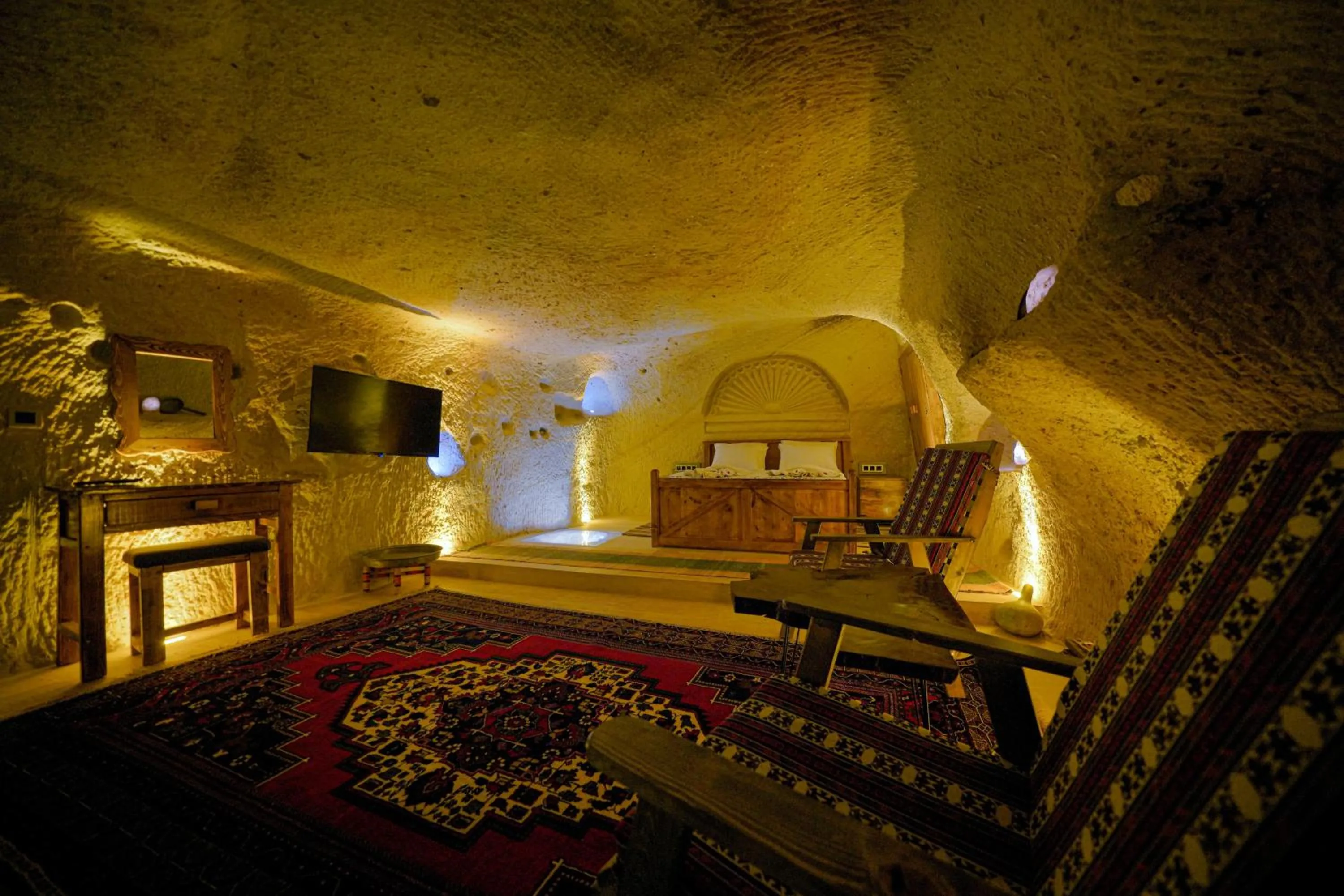 Bed in Babili Cappadocia Cave