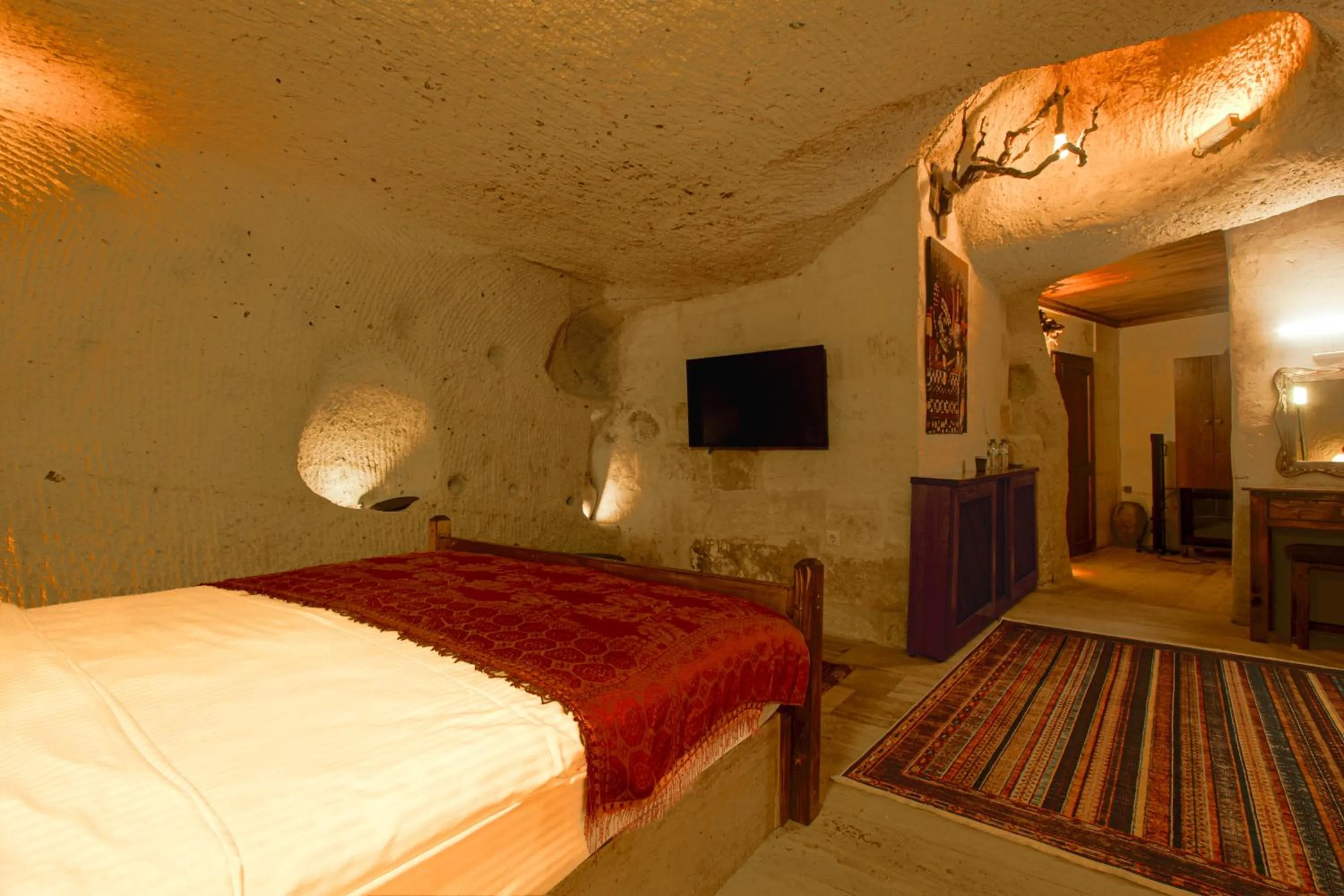 Bed in Babili Cappadocia Cave