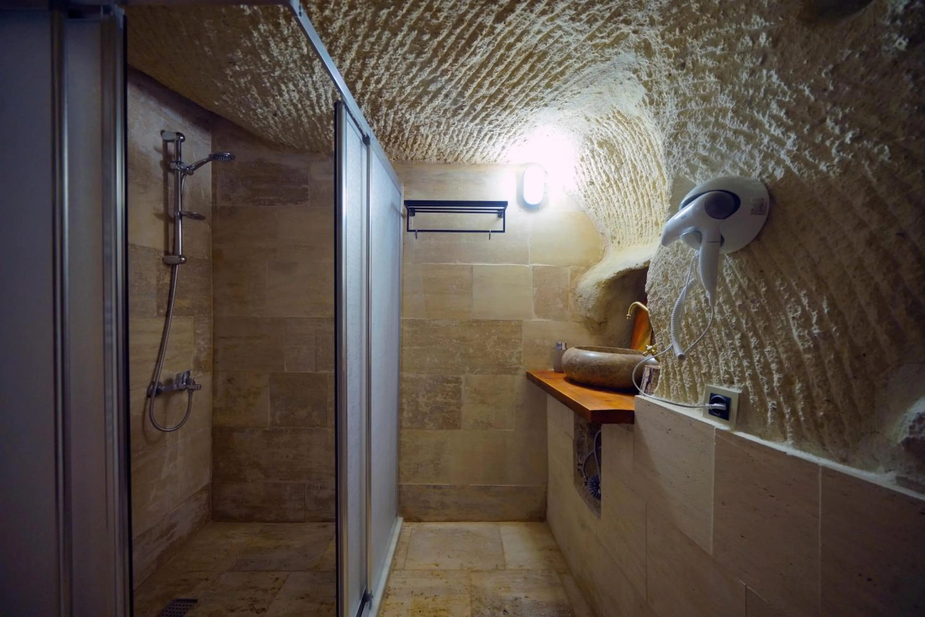 Shower in Babili Cappadocia Cave