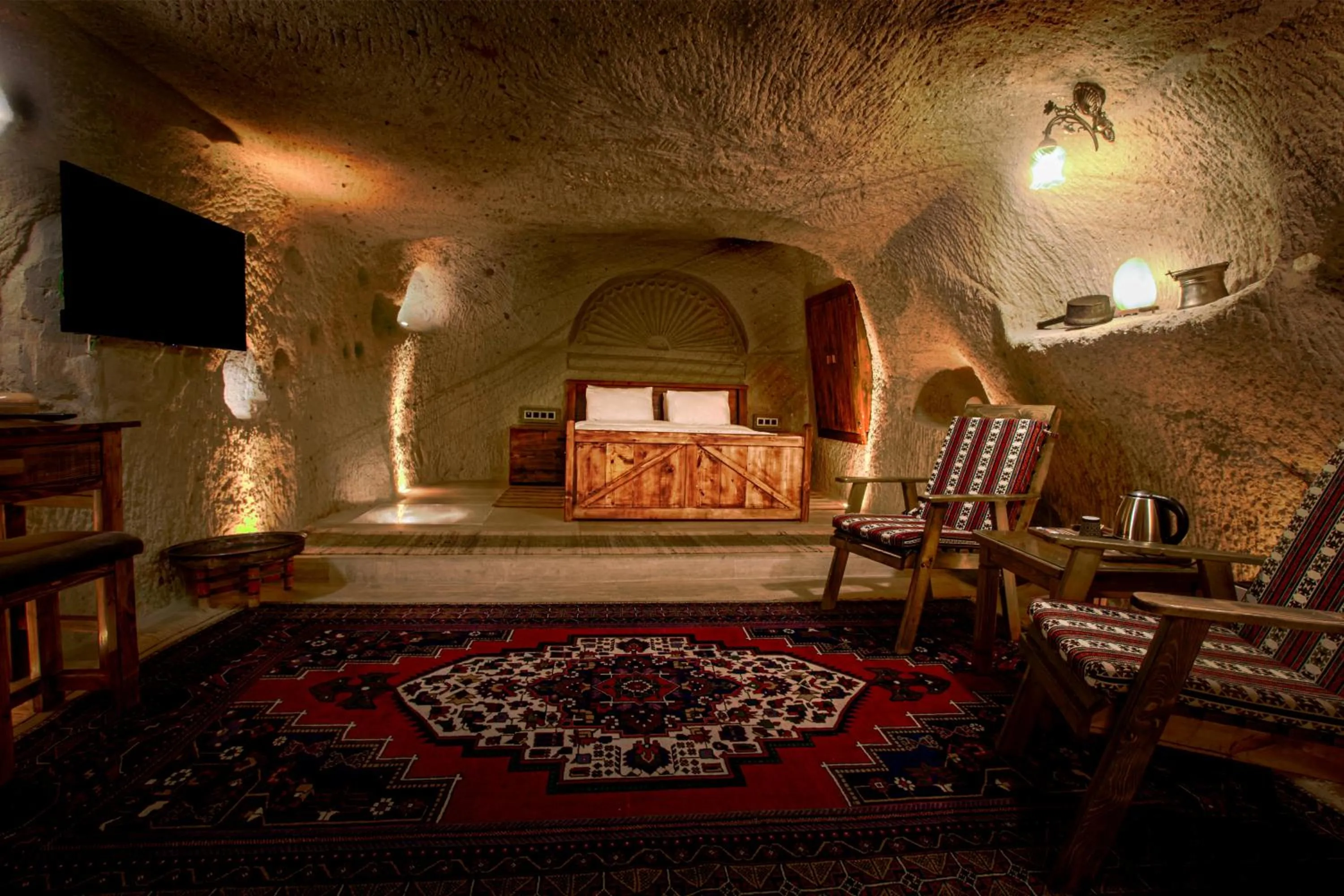 Bed in Babili Cappadocia Cave