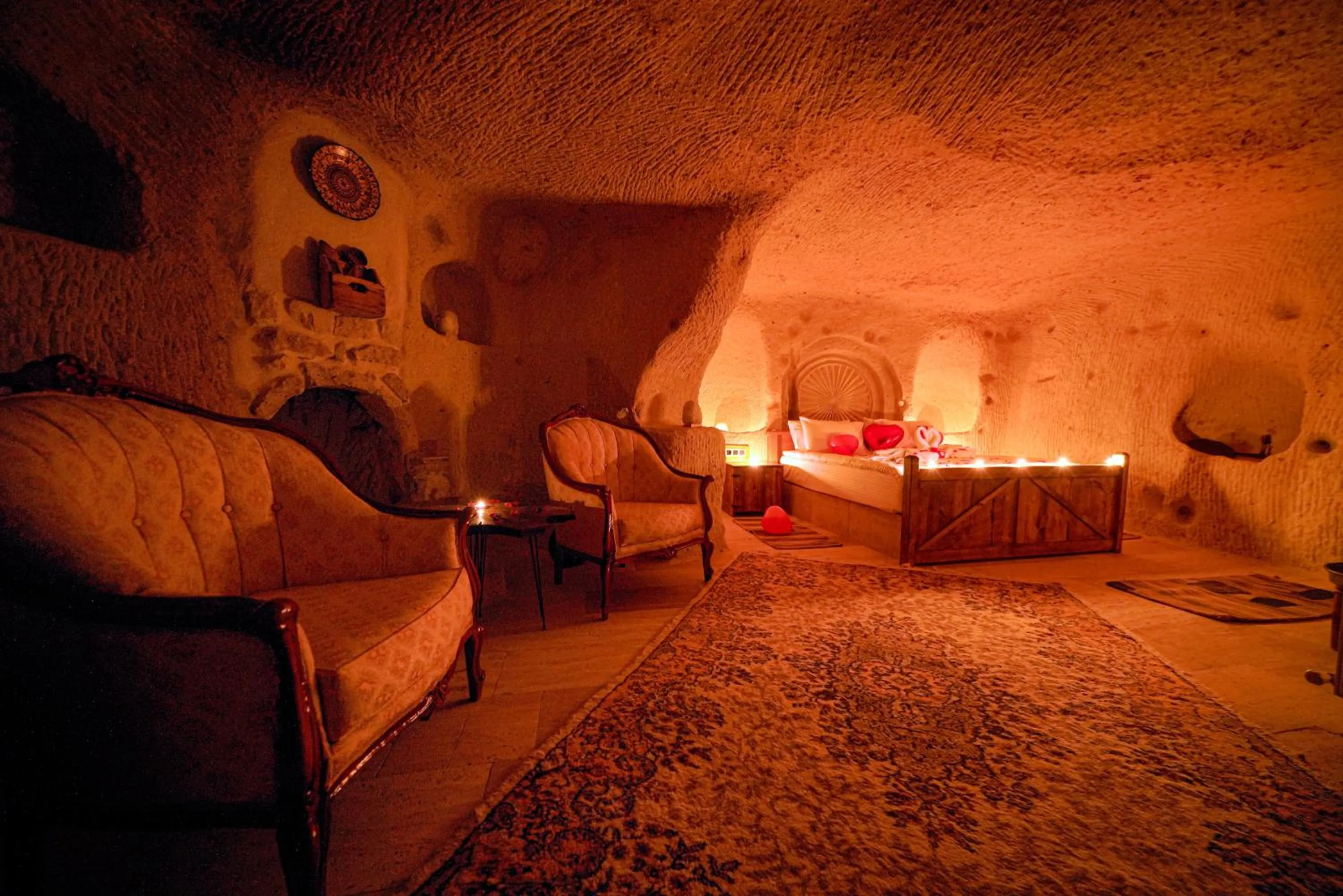 Bed in Babili Cappadocia Cave