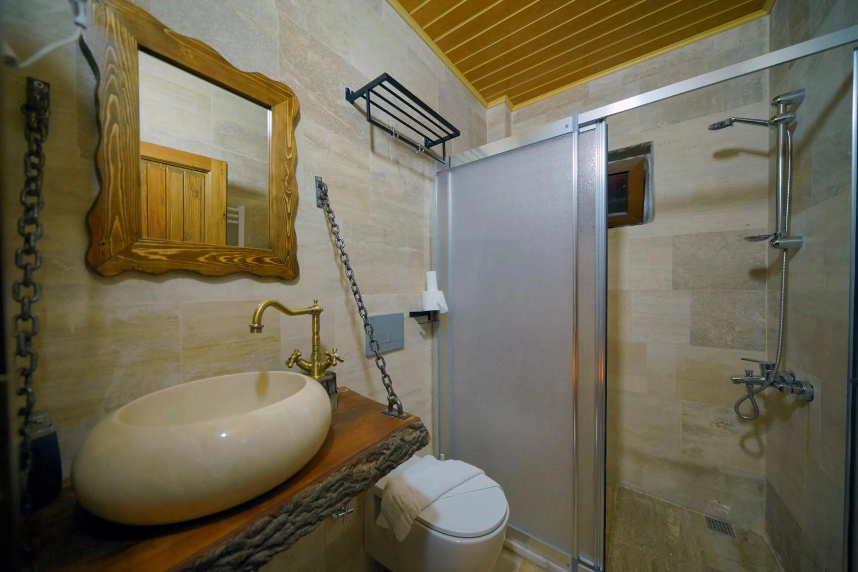 Shower in Babili Cappadocia Cave