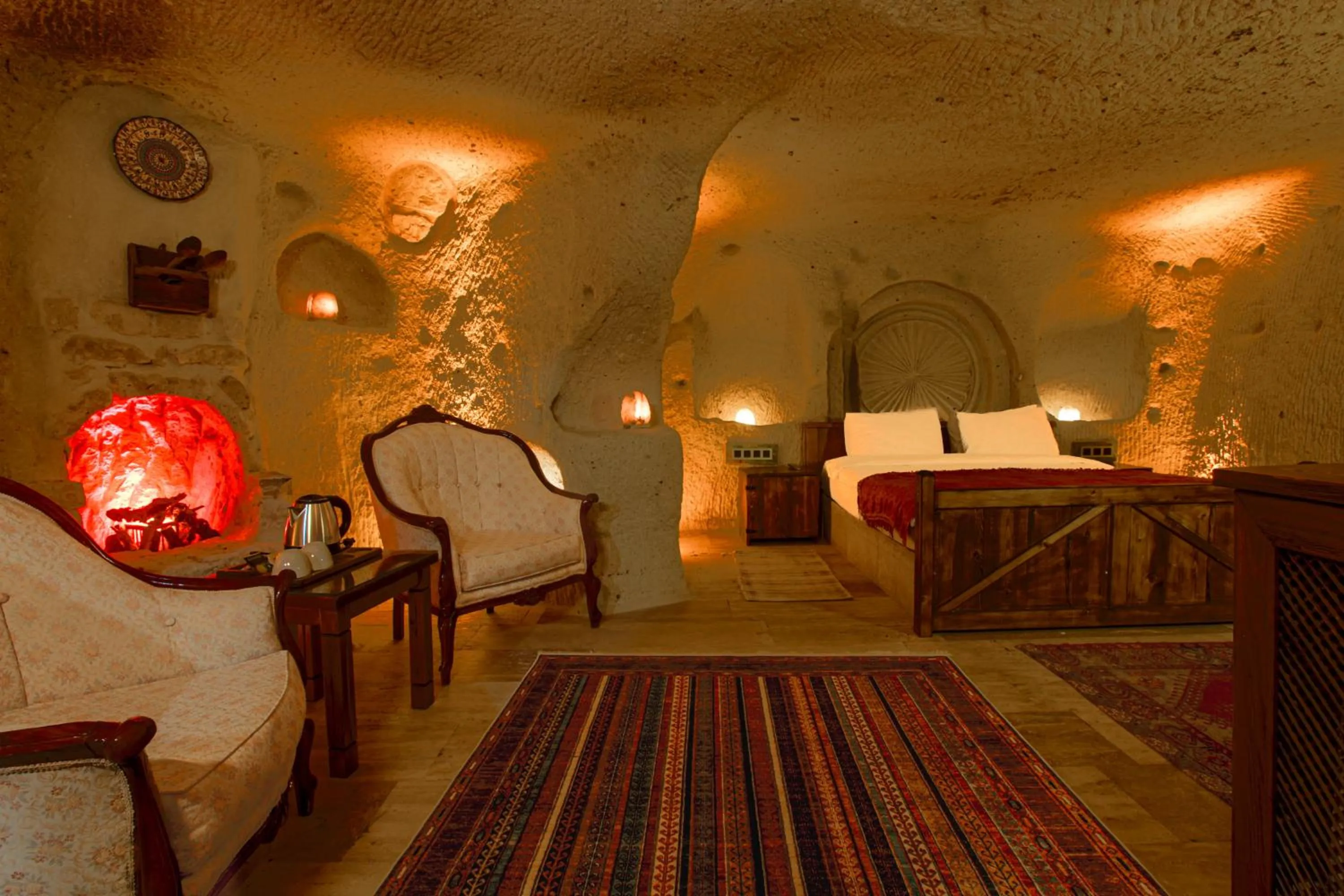 Bed in Babili Cappadocia Cave