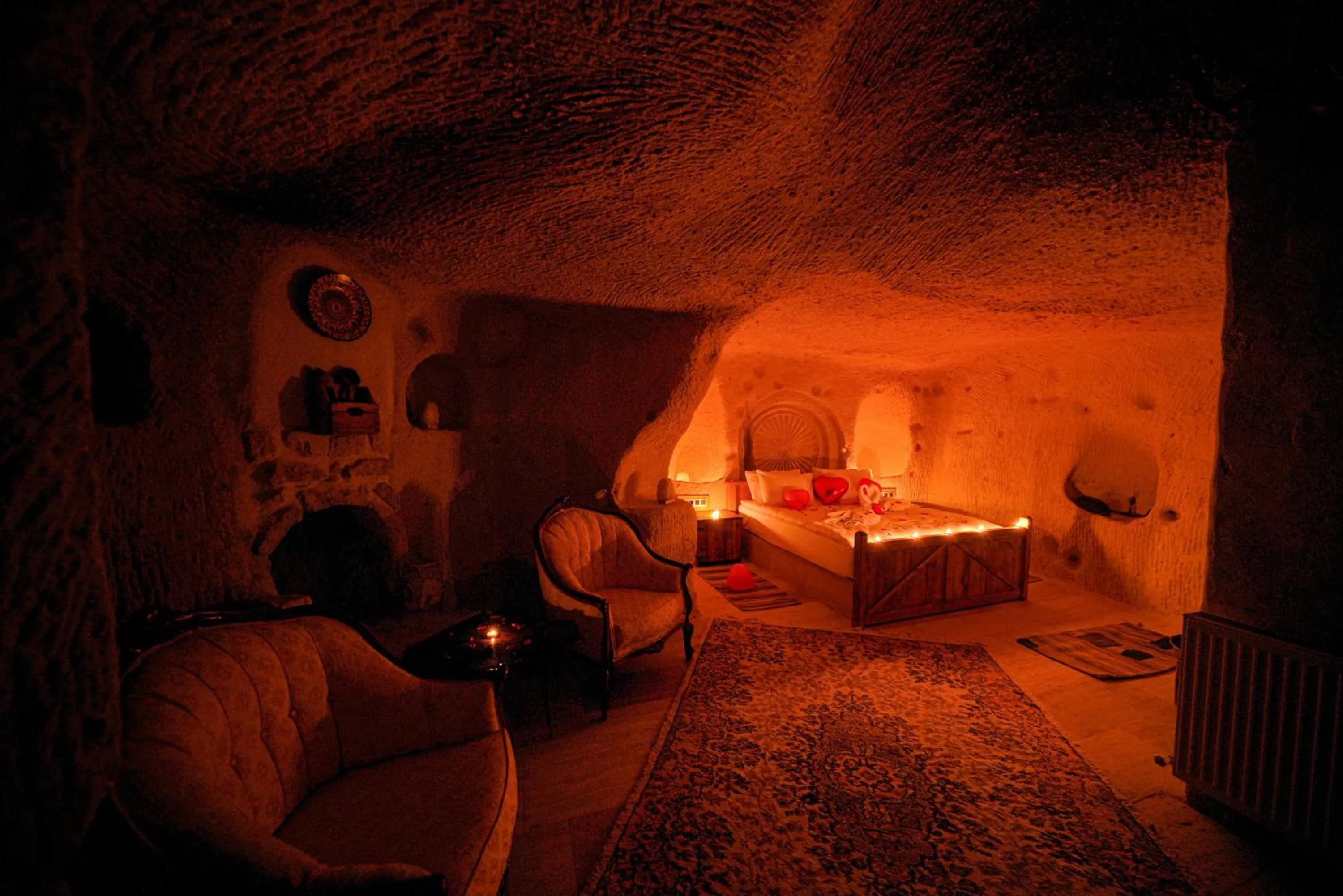 Living room in Babili Cappadocia Cave