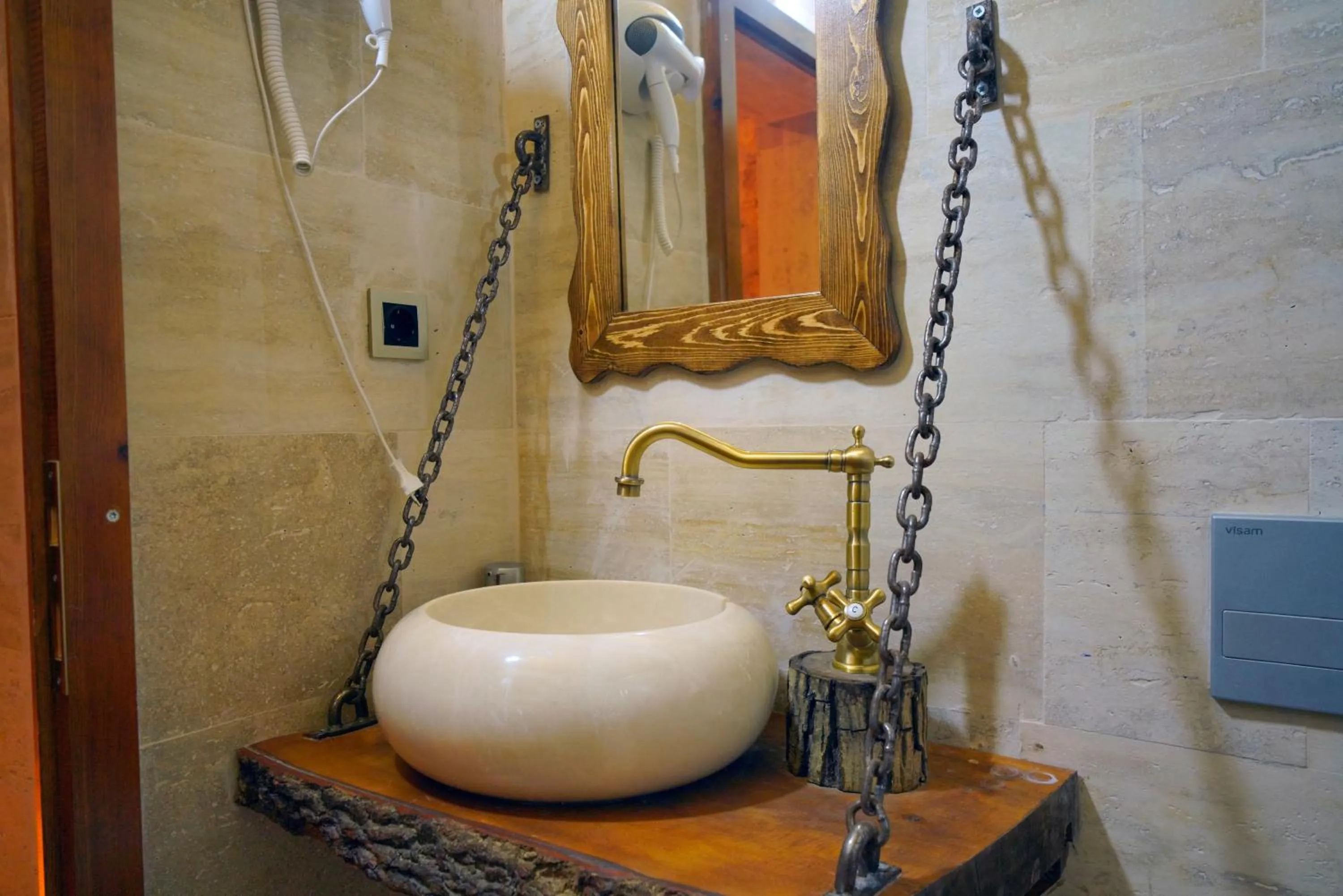 Shower in Babili Cappadocia Cave