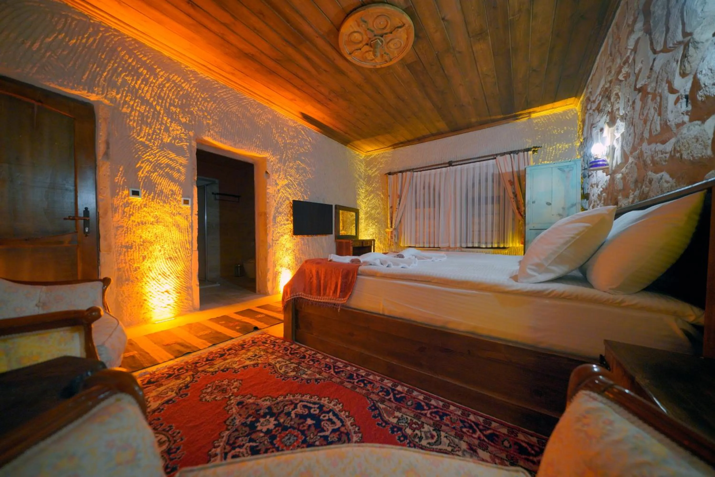 Bed in Babili Cappadocia Cave