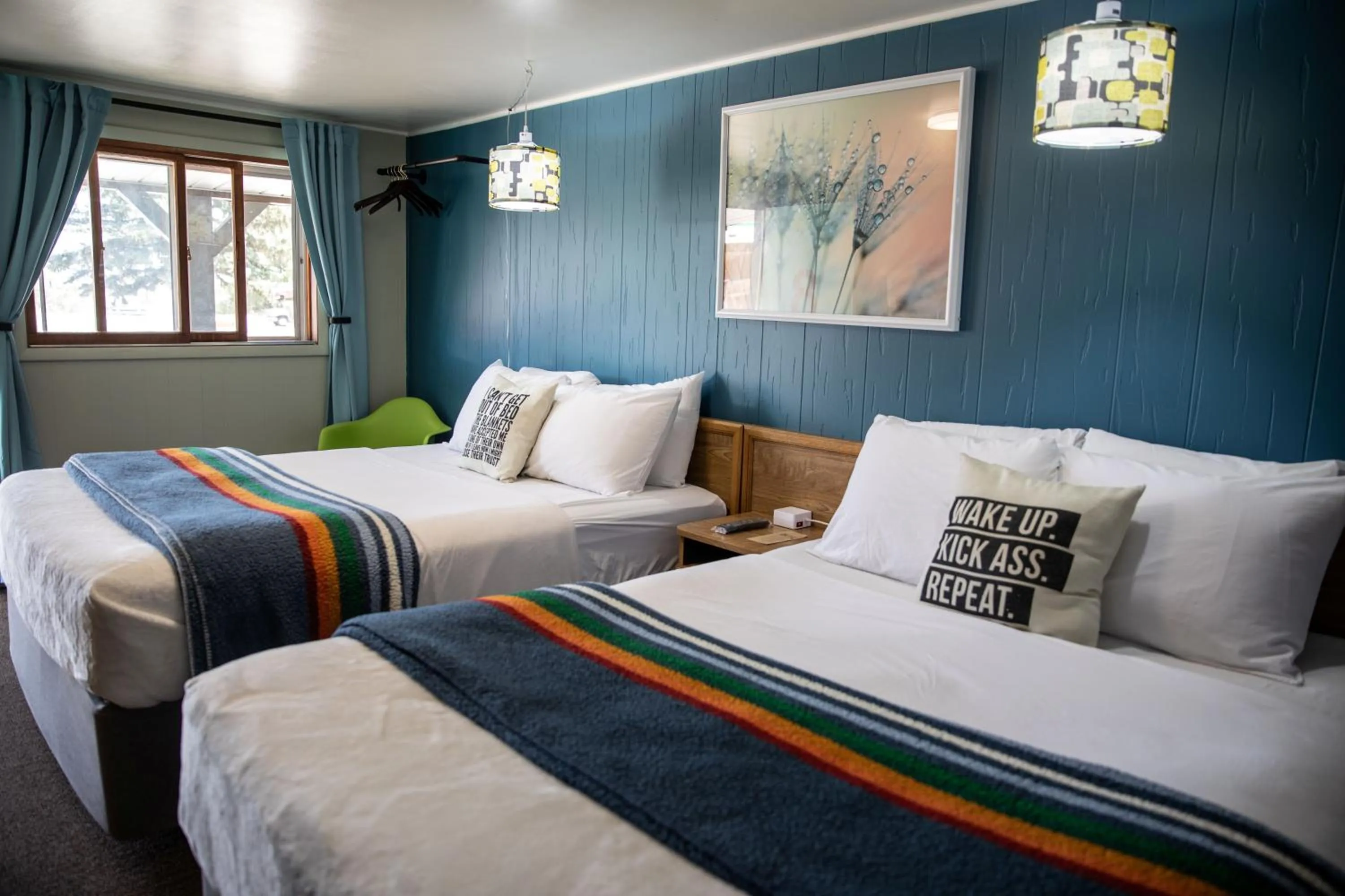 Bed in Lodge at Poncha Springs