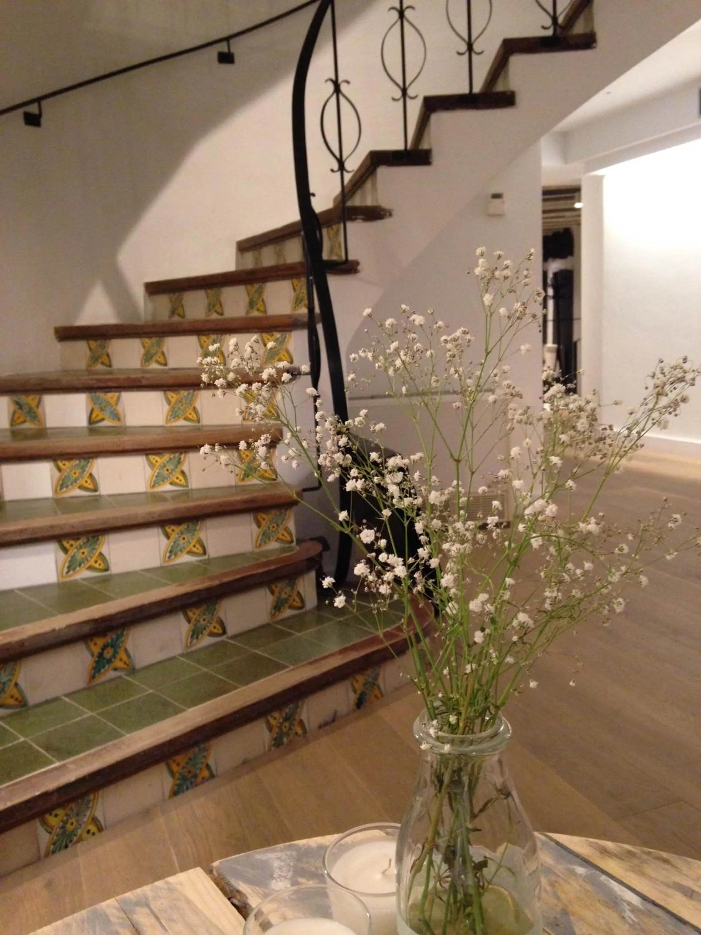 Decorative detail in Eco Boutique Hostal Grau