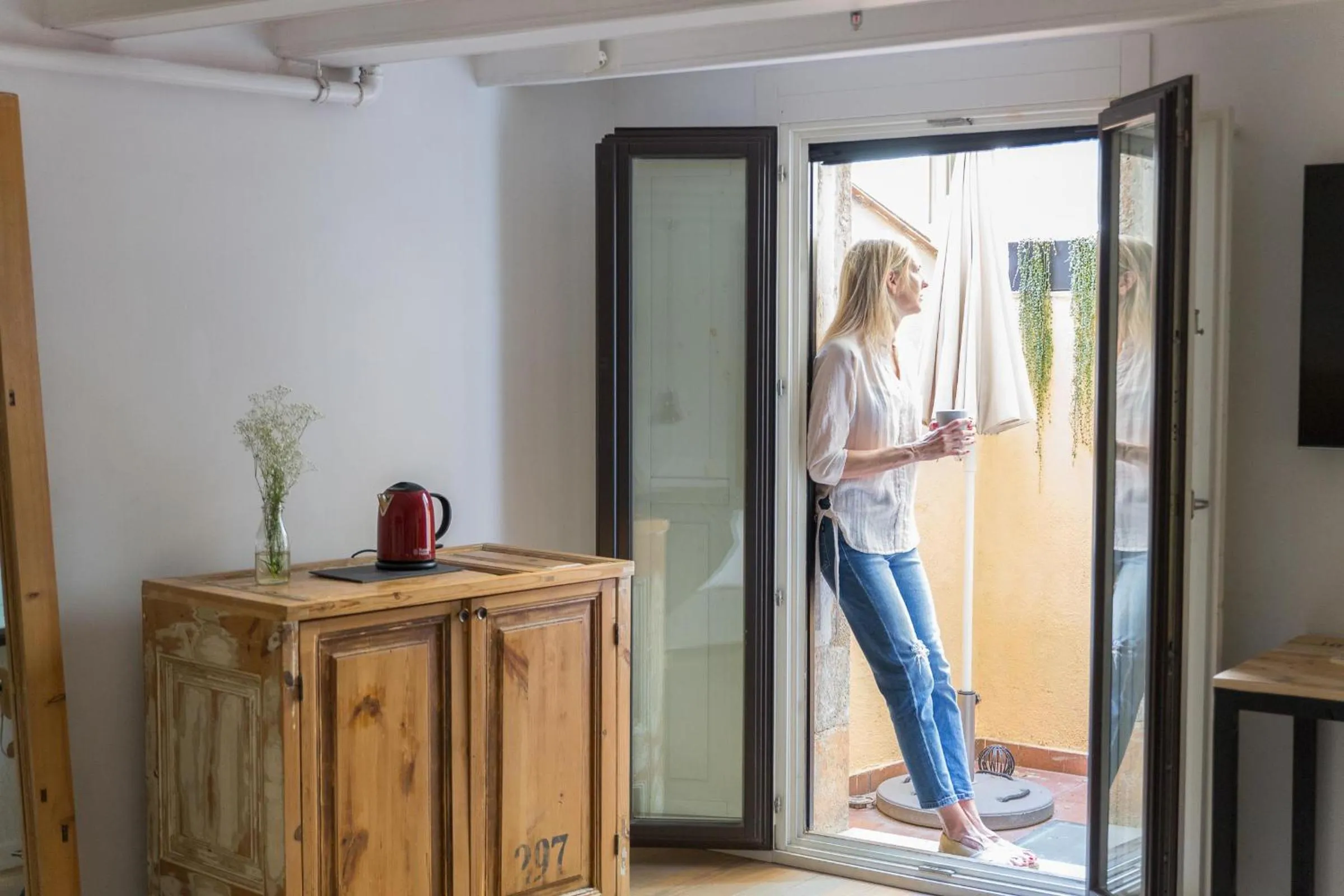 Balcony/Terrace in Eco Boutique Hostal Grau