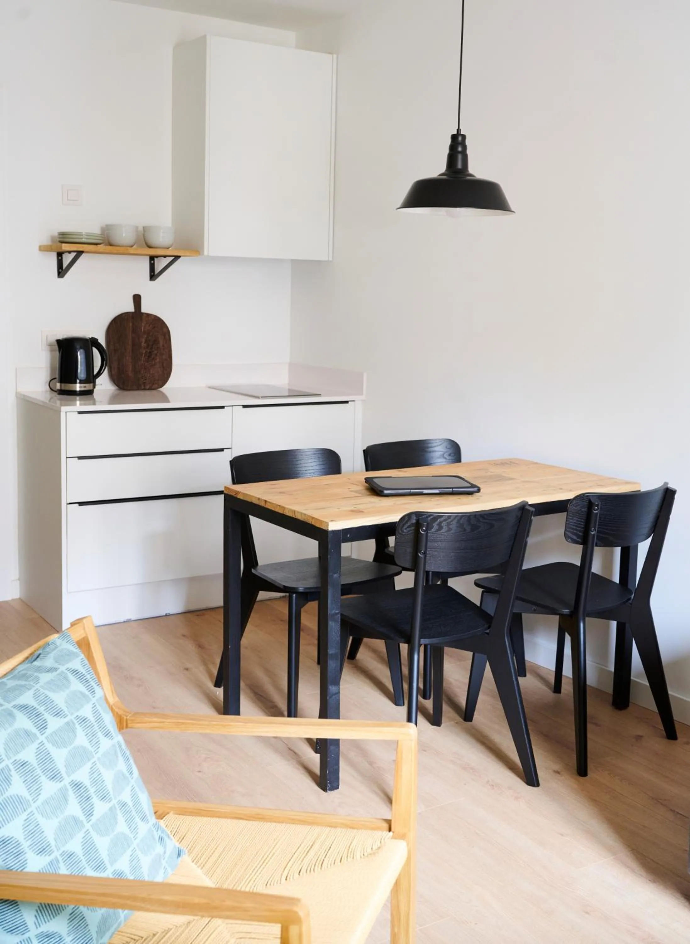 Kitchen or kitchenette in Eco Boutique Hostal Grau