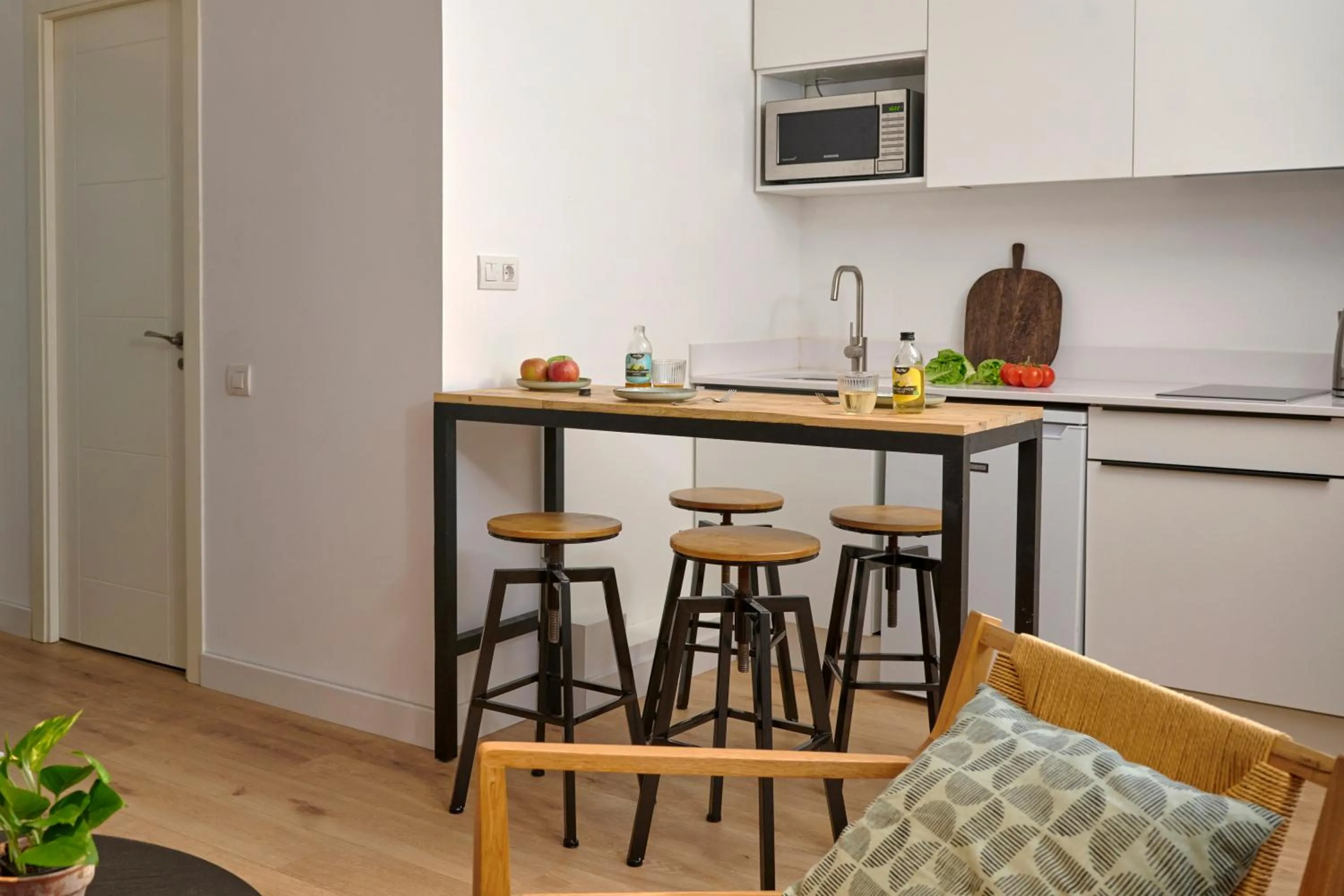 Kitchen or kitchenette in Eco Boutique Hostal Grau