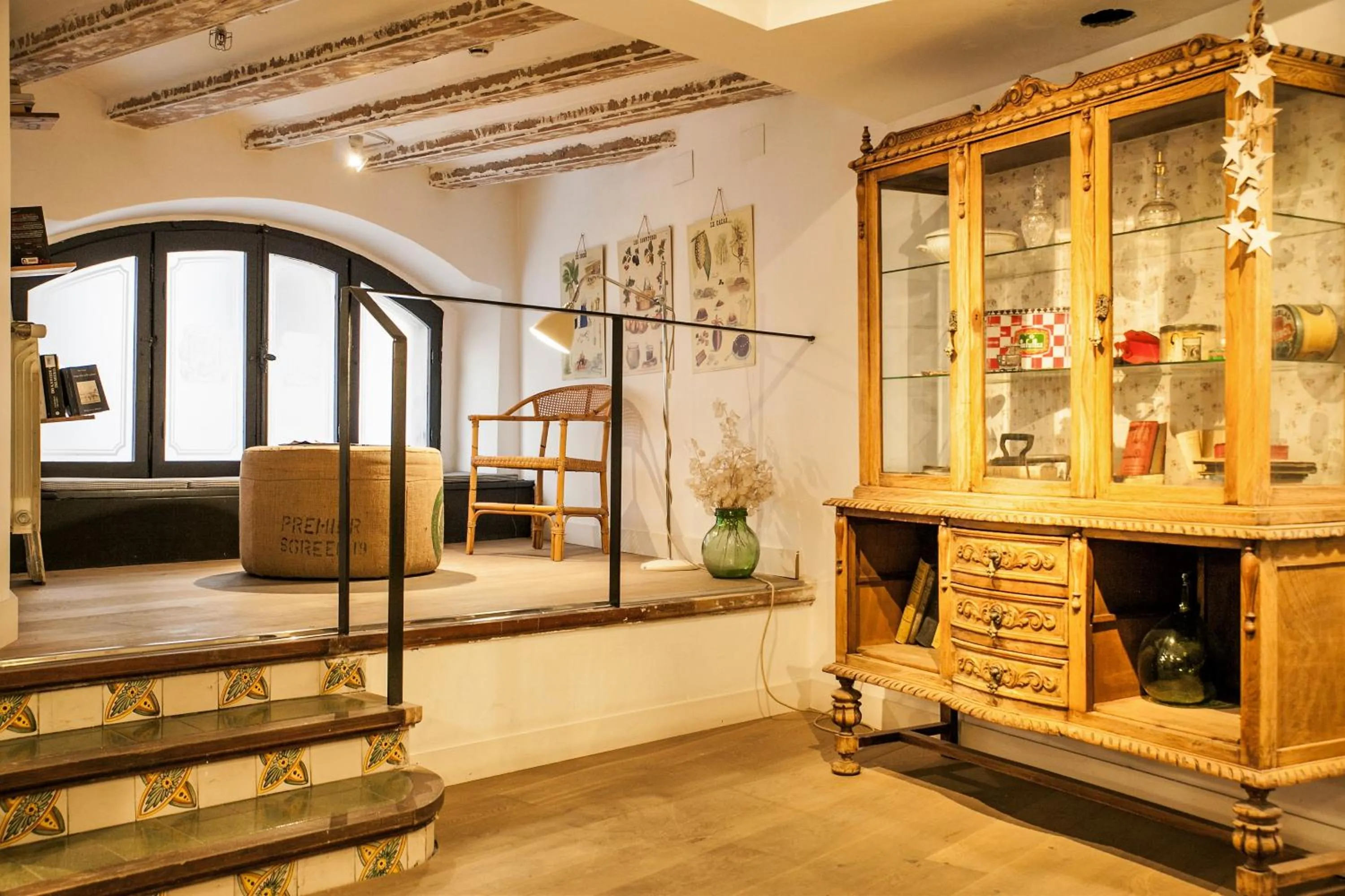 Decorative detail in Eco Boutique Hostal Grau