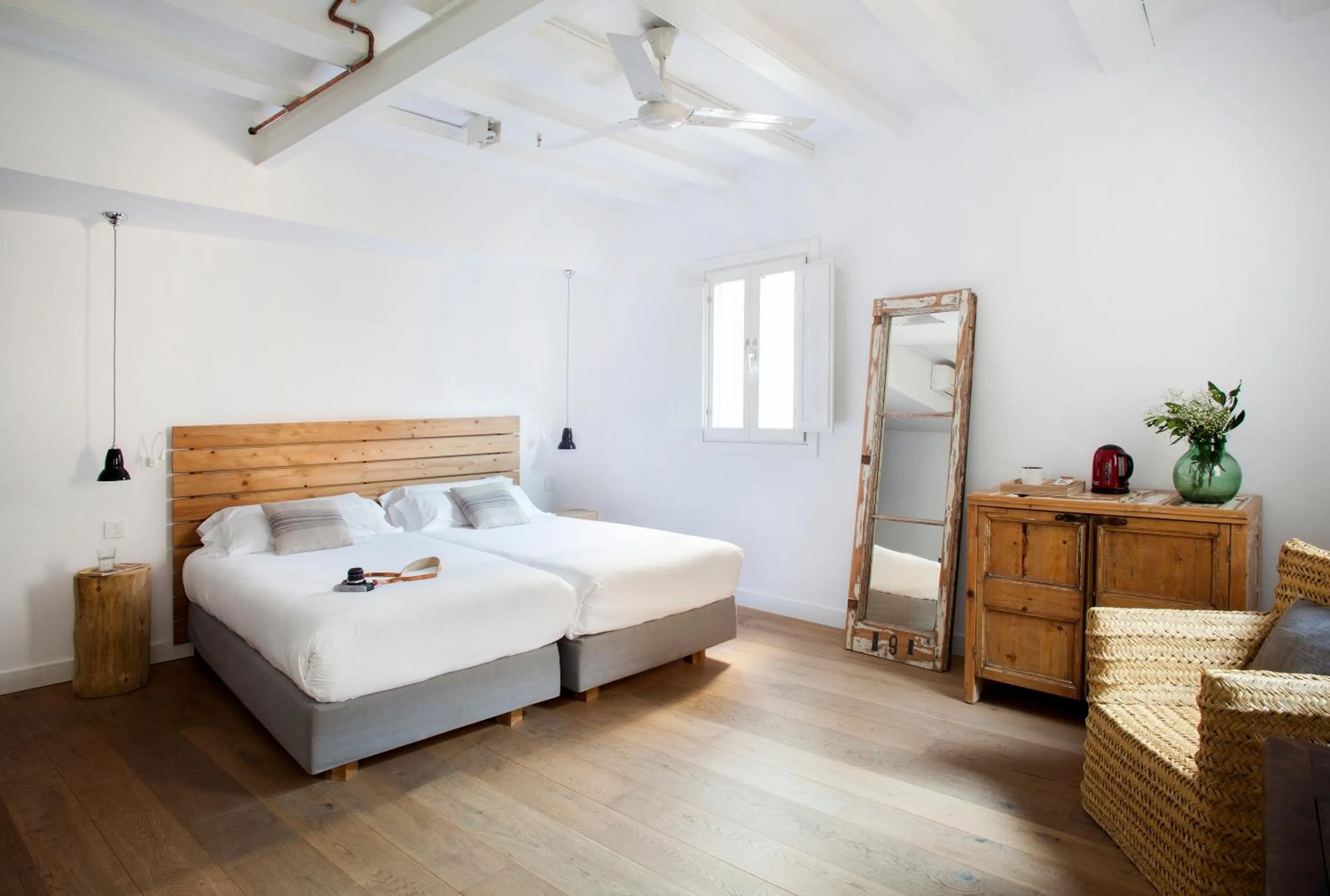 View (from property/room), Bed in Eco Boutique Hostal Grau