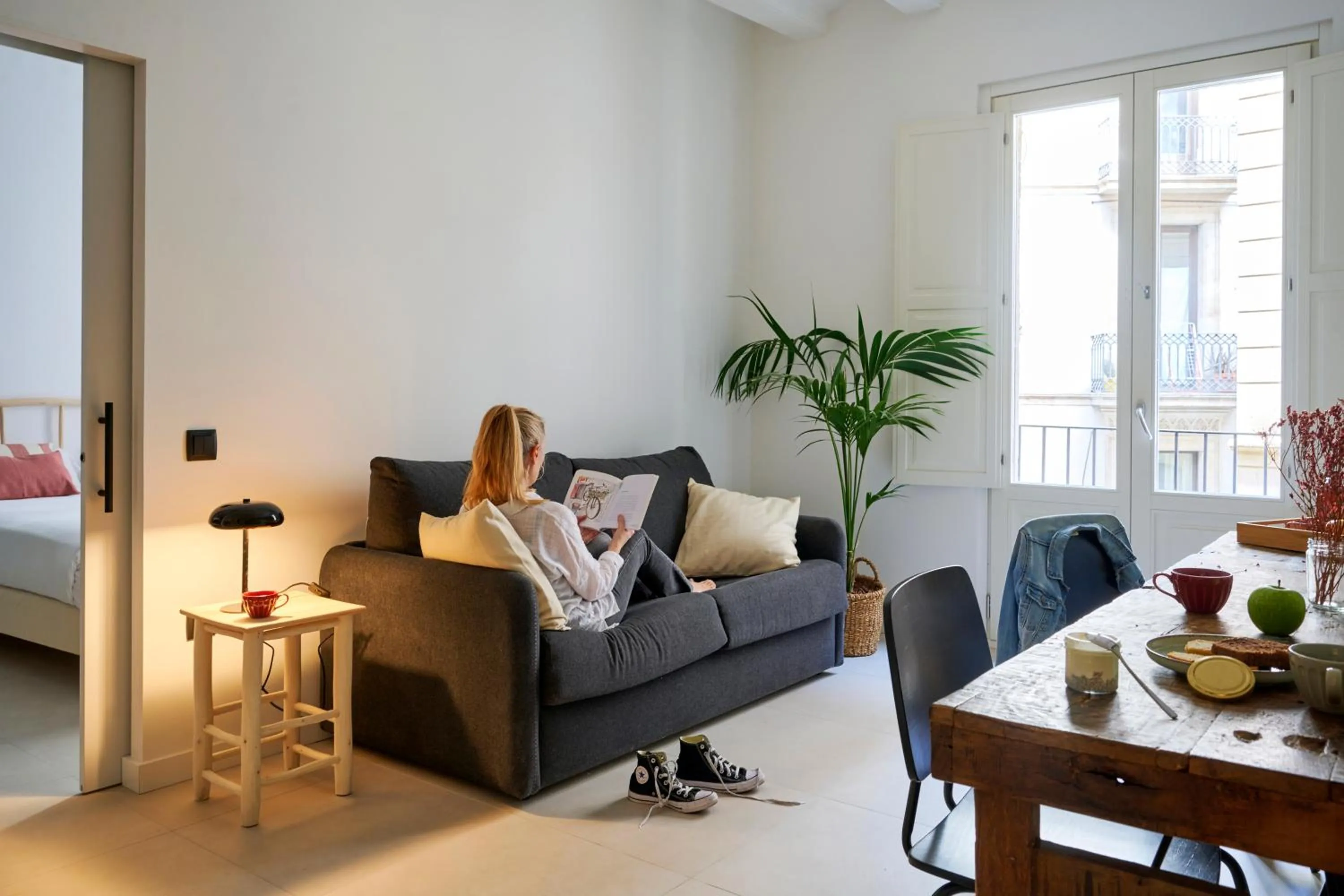 Living room in Eco Boutique Hostal Grau