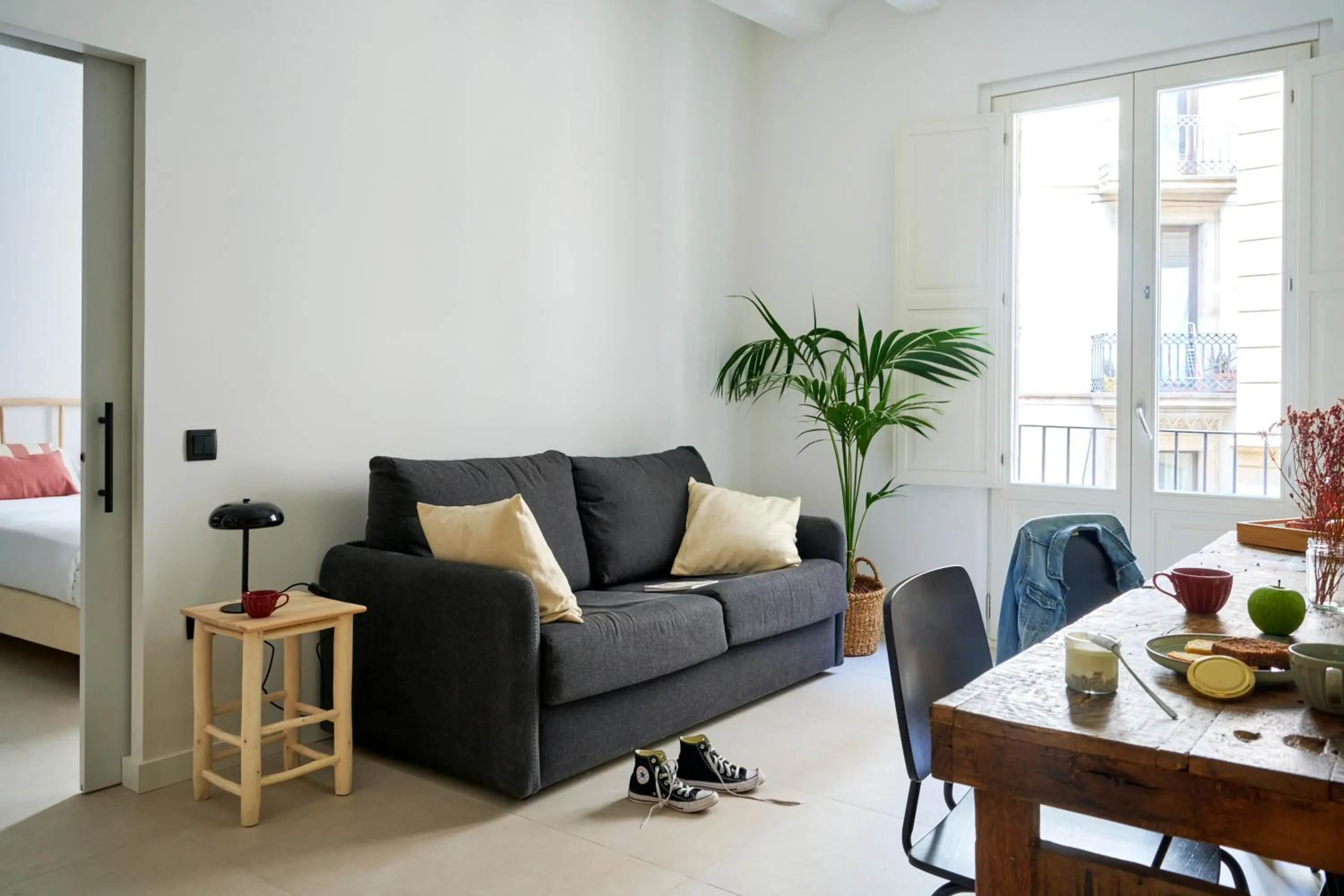 Living room, Bed in Eco Boutique Hostal Grau