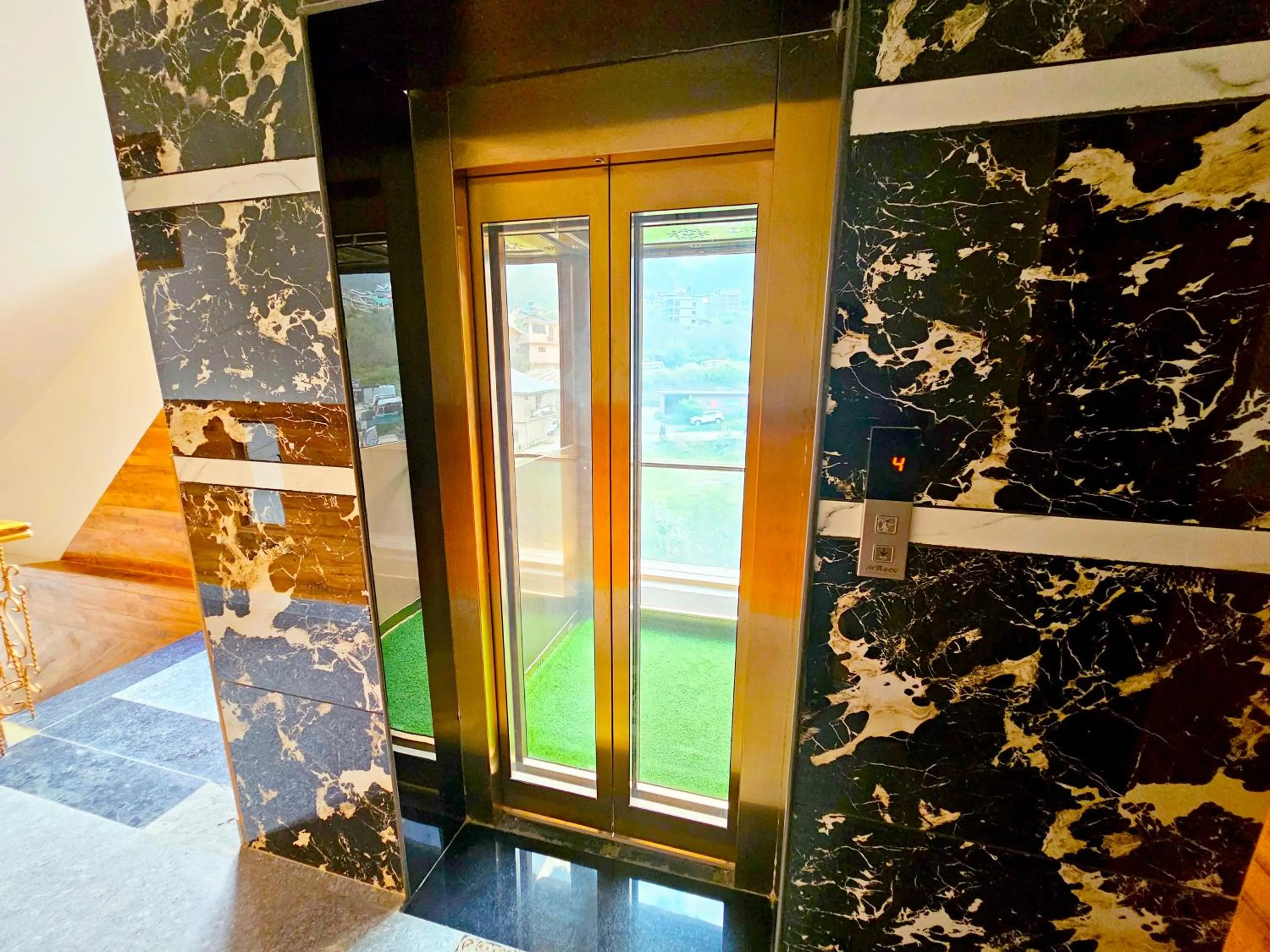 elevator in Hotel Marina Heights
